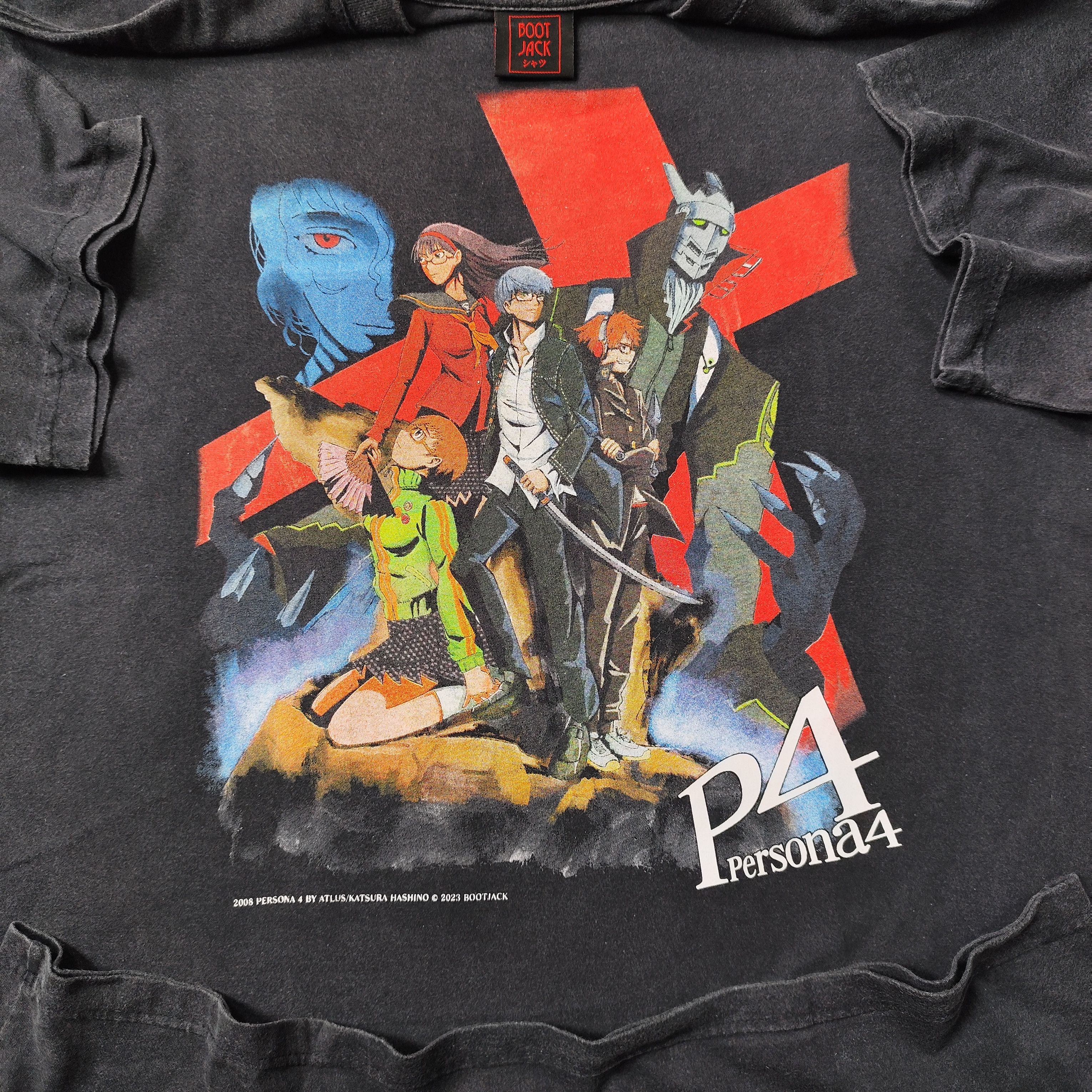 Anime × Japanese Brand RARE ANIME Persona 4 x Evangelion Yu Narukami Size XL Size US XL / EU 56 / 4 - 1 Thumbnail