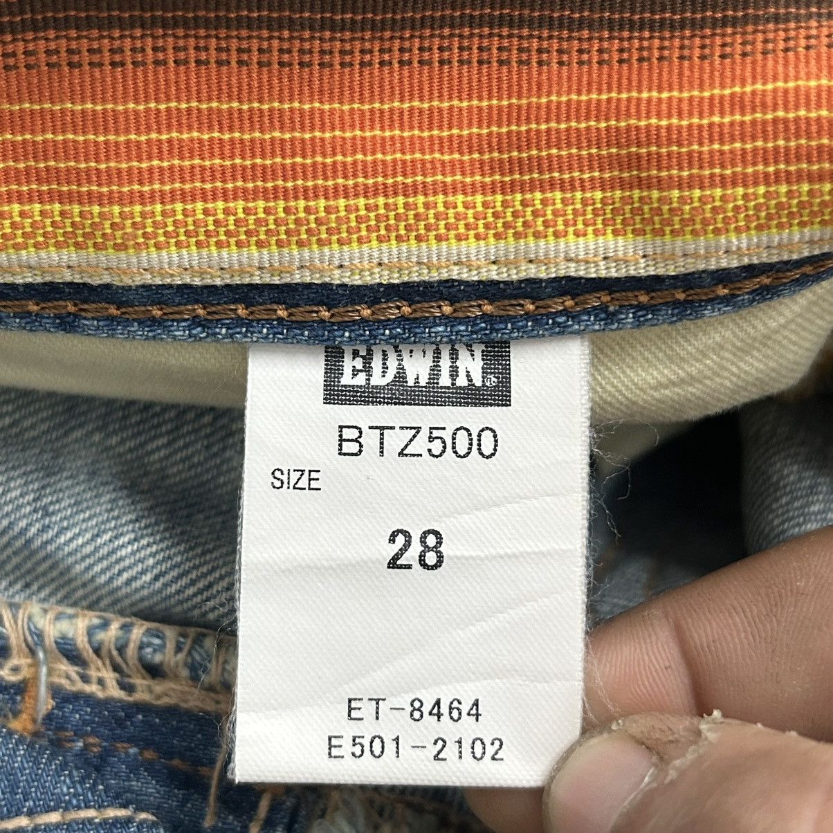 Edwin Vintage Edwin 503 Flare Blue Way Washed Light Blue Jean Size US 30 / EU 46 - 14 Thumbnail