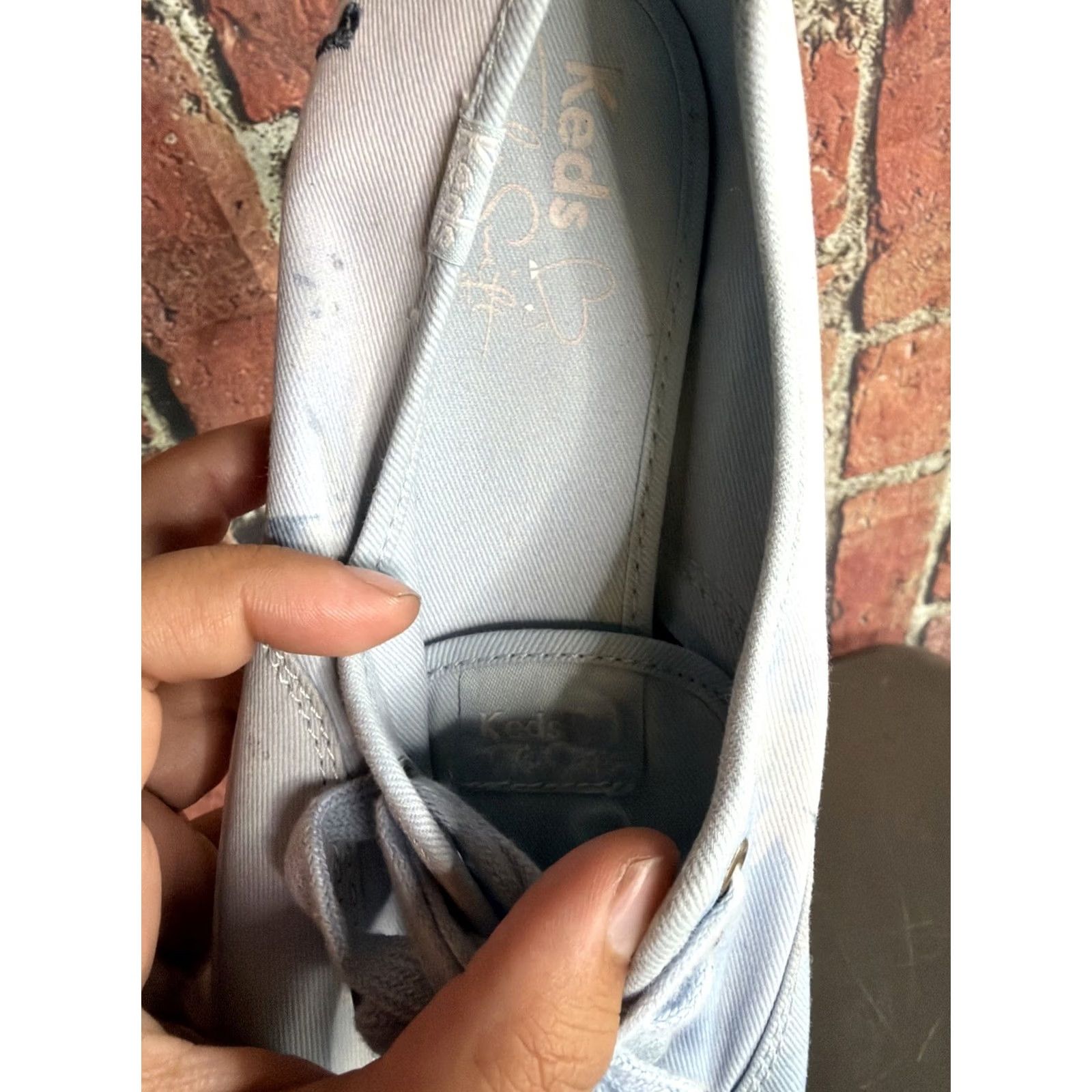 Keds Taylor Swift x Keds 1989 Era Sneakers Women’s 8 Vintage? No – Rare Collab Casual Walking Canvas Blue Rubber Low Top Size 8 Women's Sneaker Size US 8 / IT 38 - 5 Thumbnail