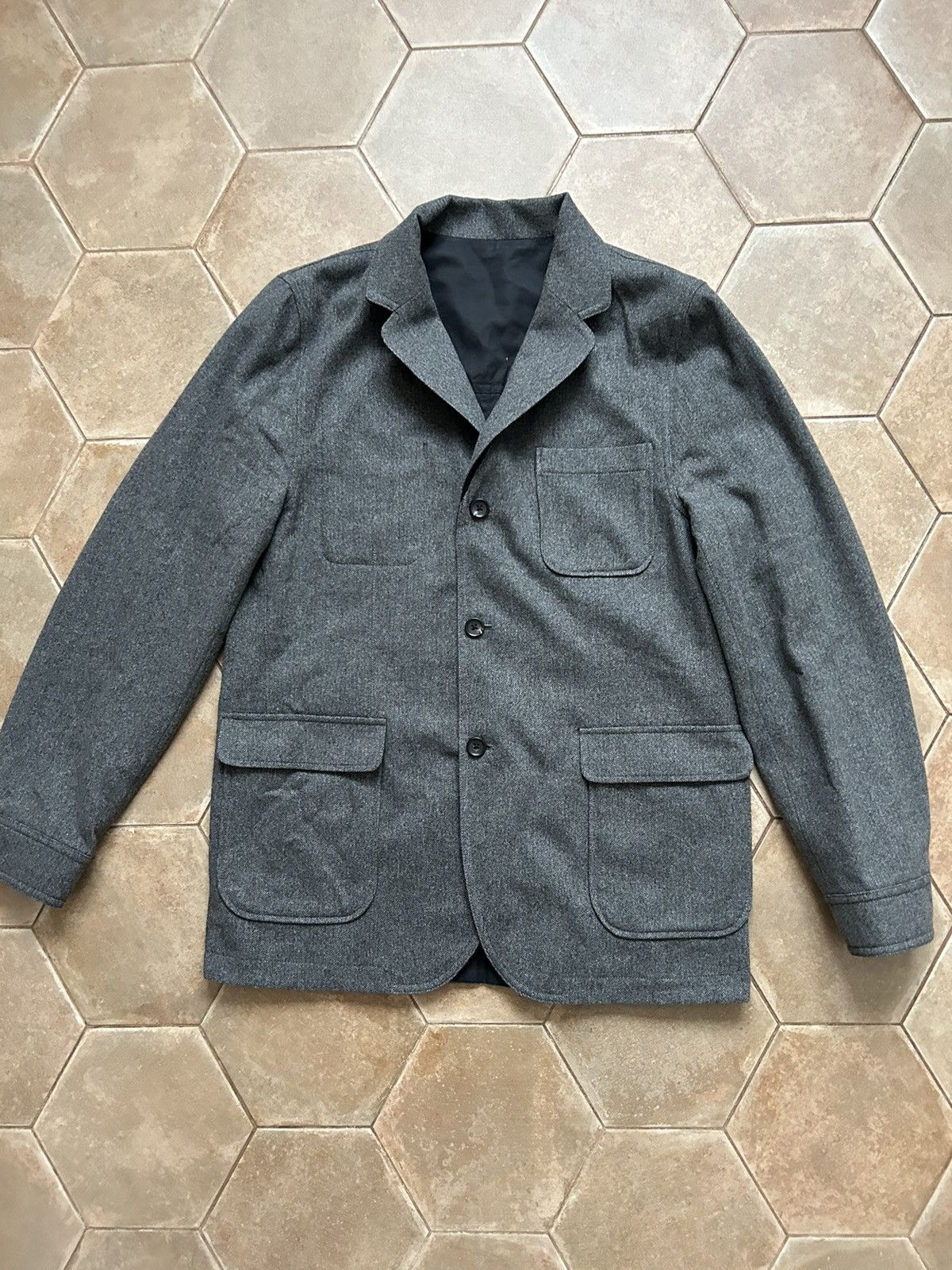 Alfred Dunhill × Designer DUNHILL Cashmere Silk WOOL Made In Japan Blazer Jacket Size US L / EU 52-54 / 3 - 1 Thumbnail