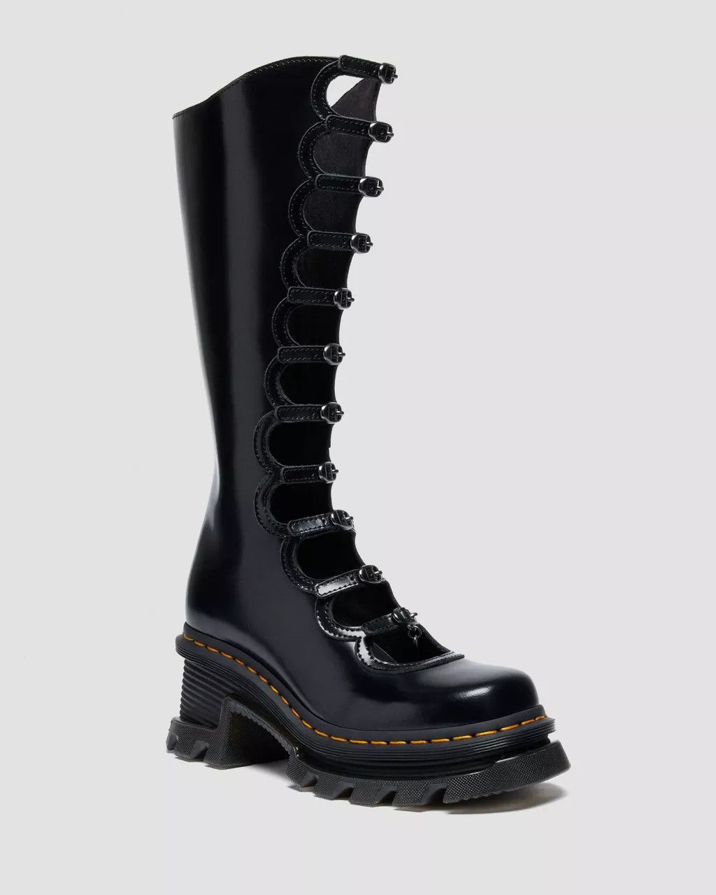 Marc by Marc Jacobs Dr. Martens x Marc Jacobs Kiki Boots in BLACK BUTTERO Size US 6 / IT 36 - 4 Thumbnail