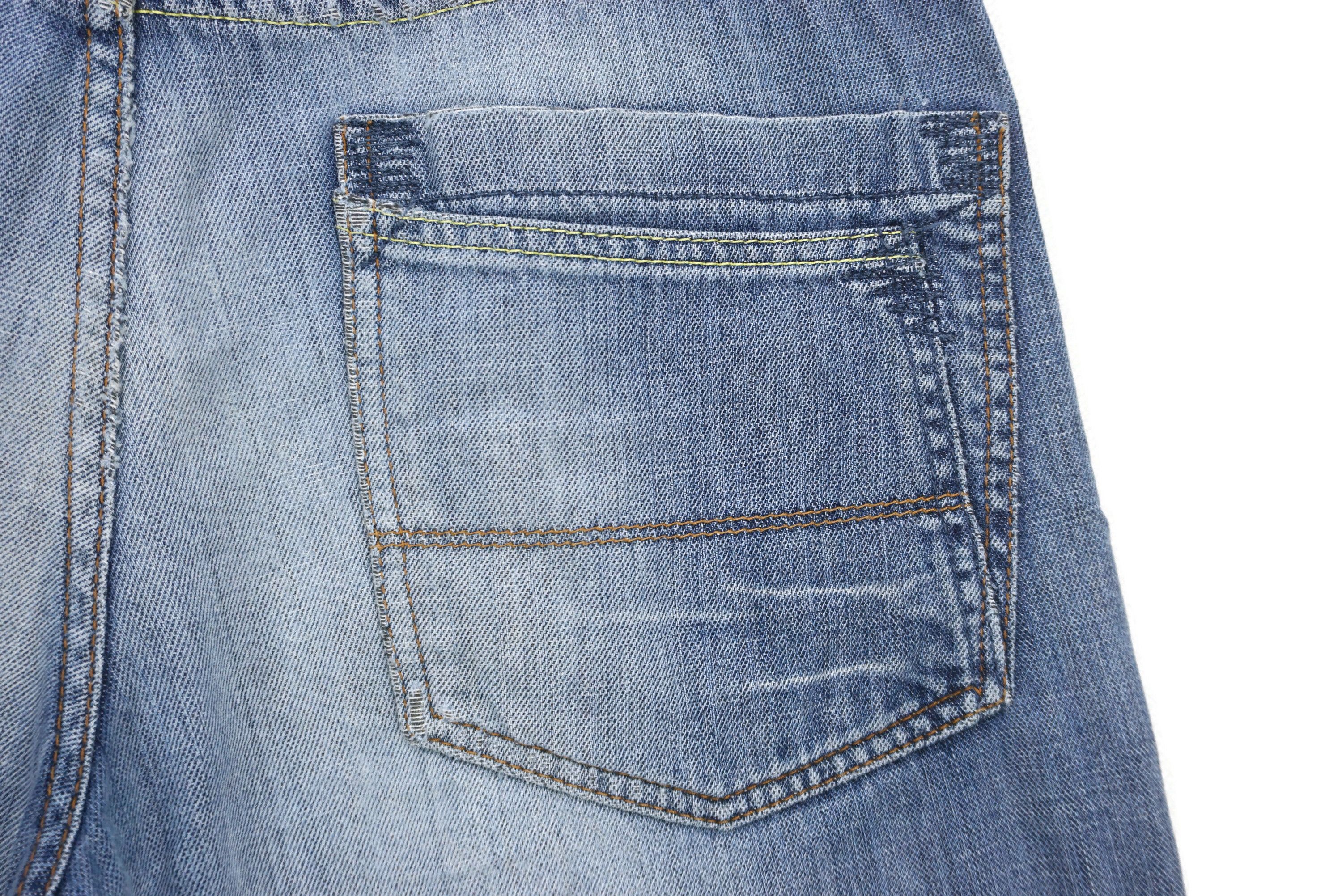 Freeman T. Porter FTP Jeans Size W33xL33.5 Low-Rise Straight-Leg Denim Size US 33 - 10 Thumbnail