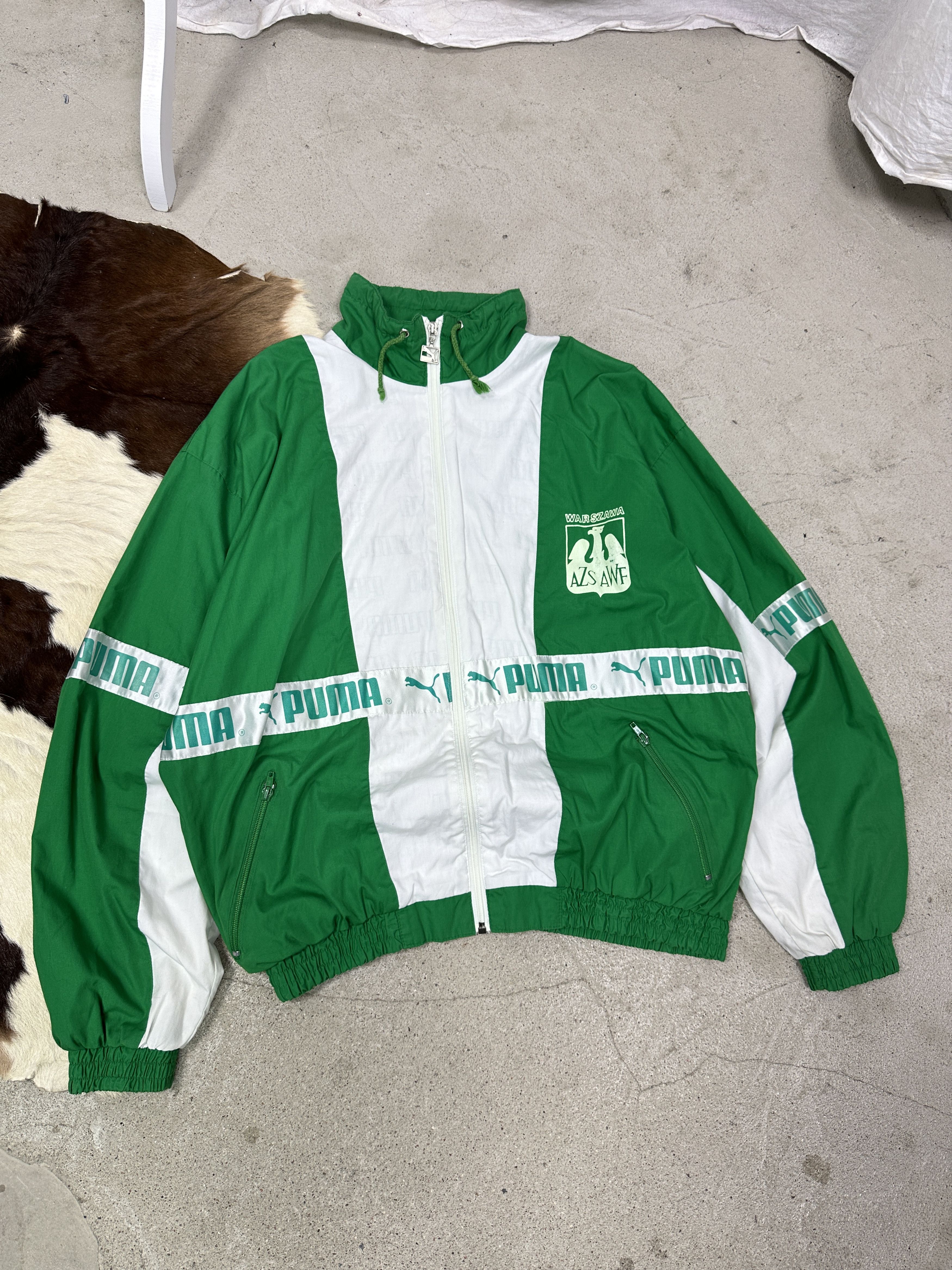 Puma Vintage Sporty Streetwear AZS AWF 90s Puma Jacket Size US L / EU 52-54 / 3 - 1 Thumbnail