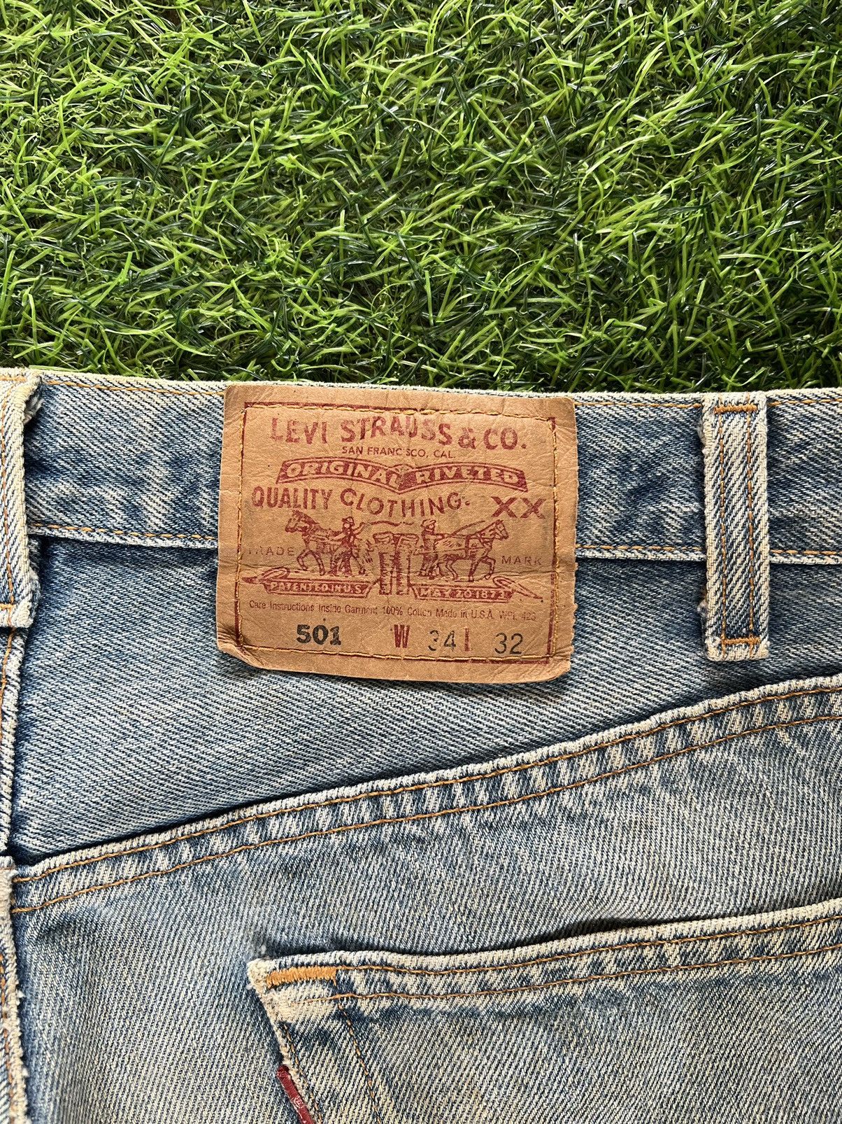 Levi's Vintage 90’s Levi’s Distressed Size US 34 / EU 50 - 6 Thumbnail