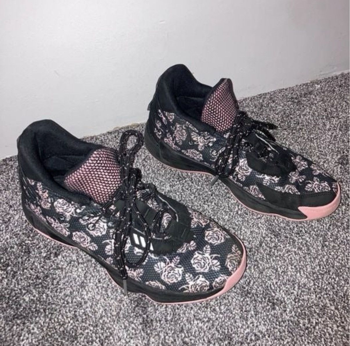 Adidas Adidas Dame 7 “Rose City” Floral Basketball Sneakers Size US 9.5 / EU 42-43 - 1 Thumbnail