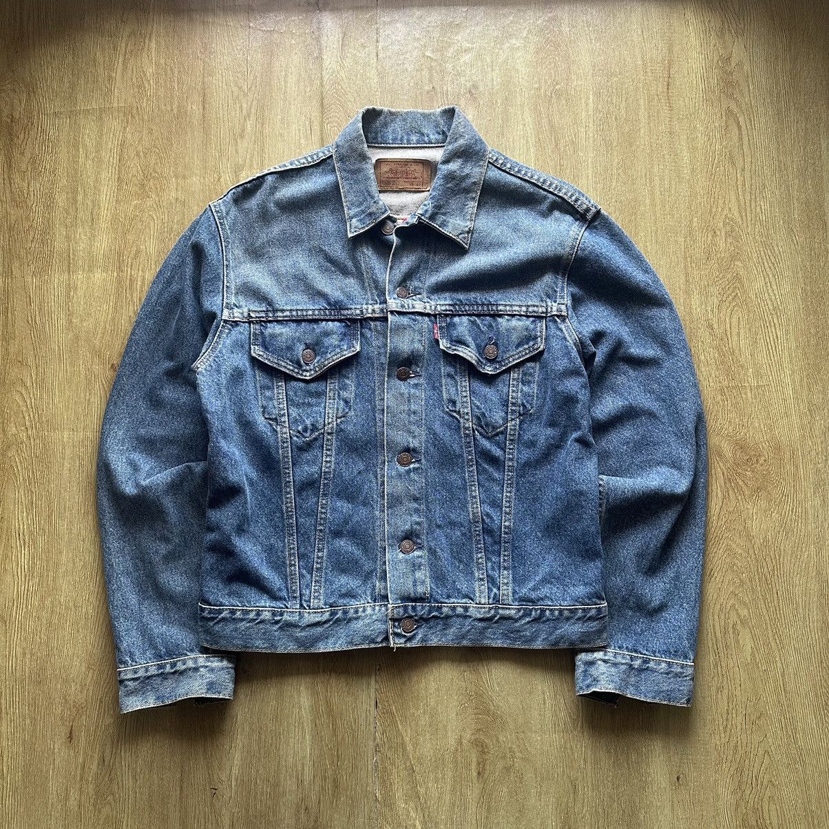 Denim Jacket × Levi's × Made In Usa 90s Vintage Levis Denim