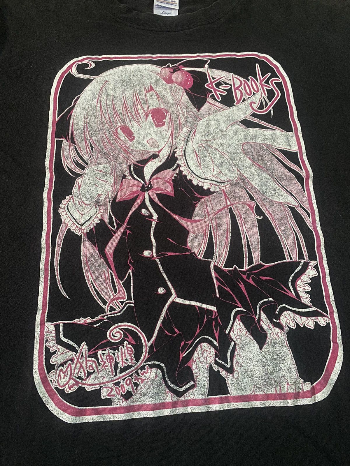 Anime × Japanese Brand × Vintage Rare vintage k-book anime girl waifu ecchi hentai sun faded Size US L / EU 52-54 / 3 - 6 Thumbnail