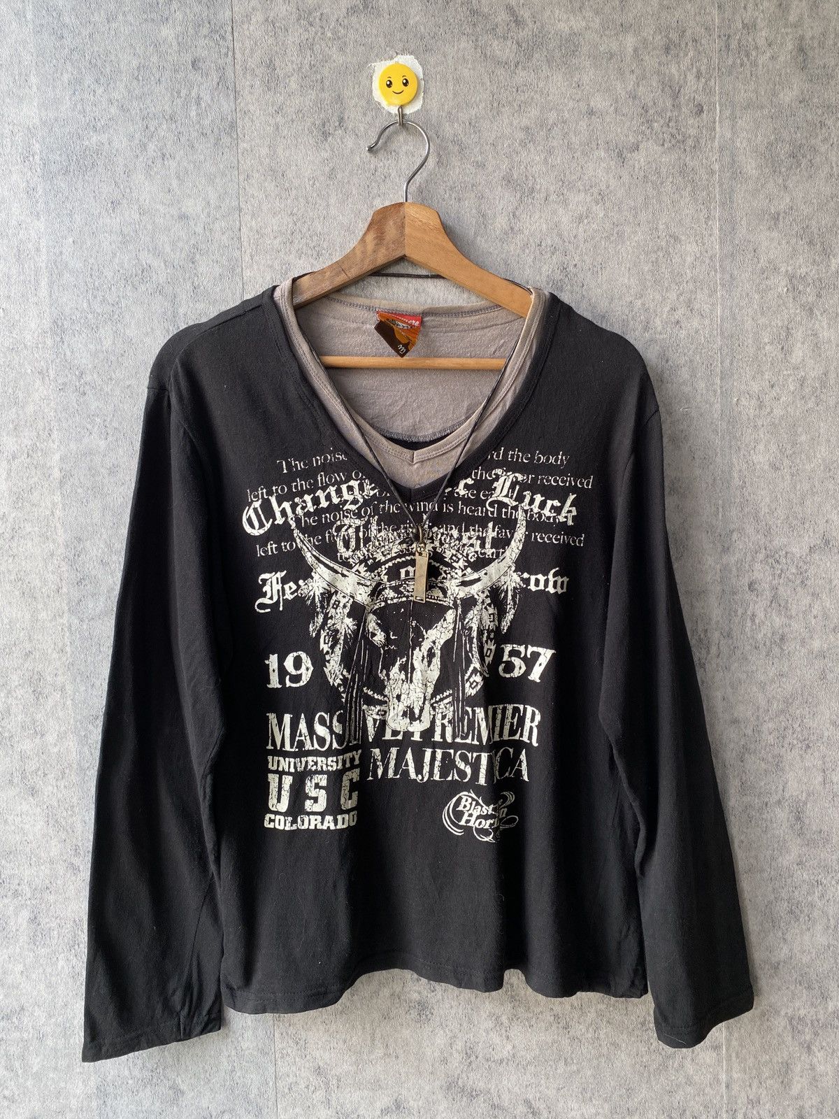 Tornado Mart Beaummere Poem Design Long Sleeve Shirt Size US M / EU 48-50 / 2 - 1 Thumbnail