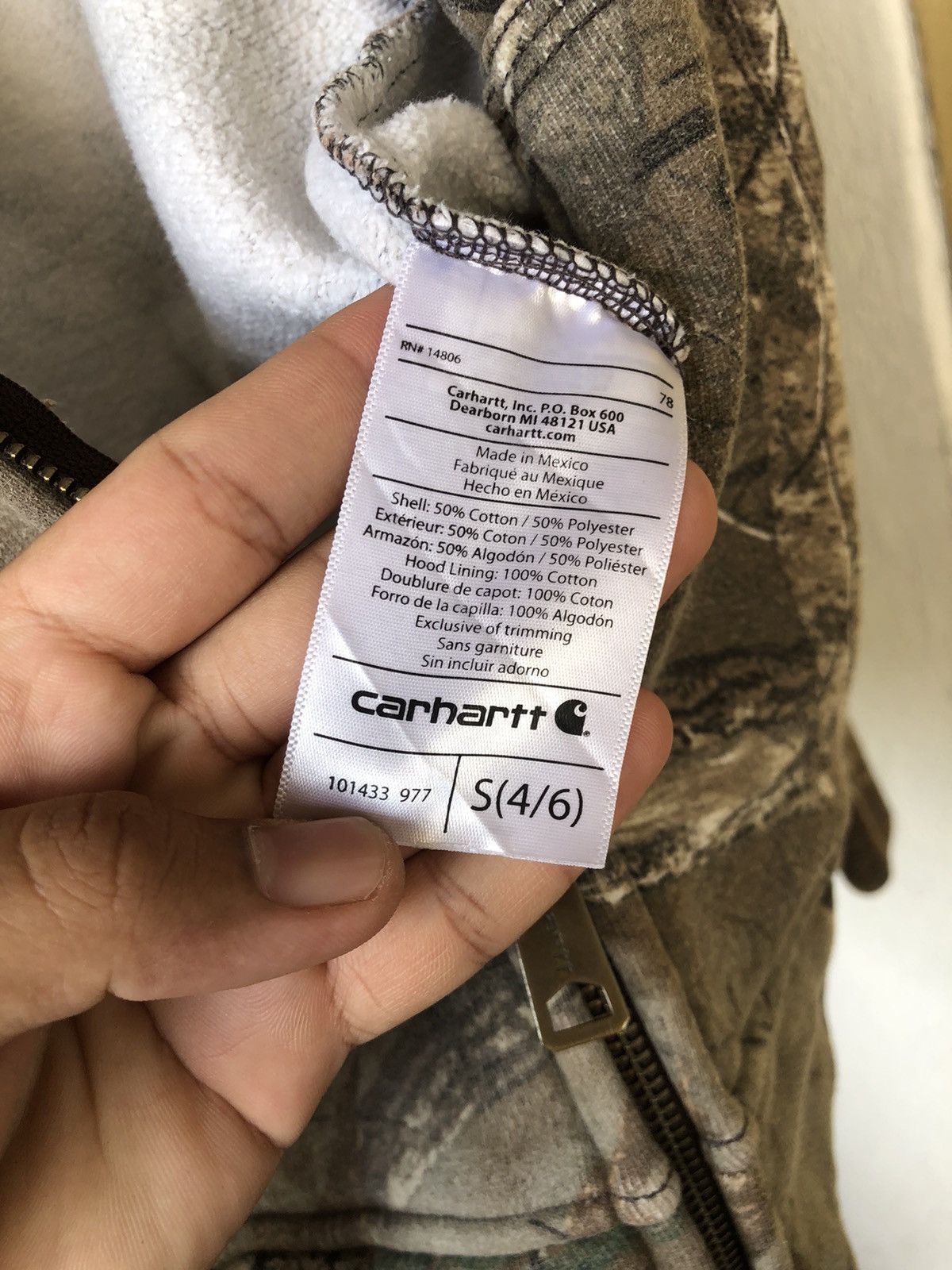 Carhartt Vintage Carhartt Realtree Zipper Up Hoodie Size S / US 4 / IT 40 - 12 Thumbnail