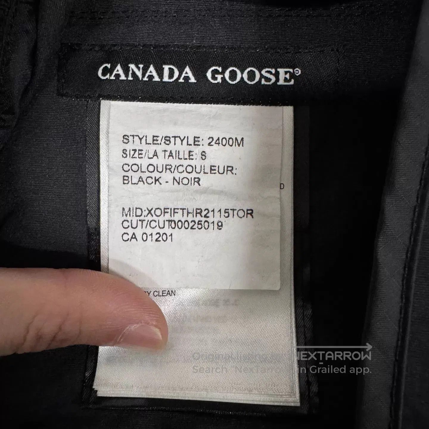 Canada Goose Black Bomber Jacket - Size S. Size US S / EU 44-46 / 1 - 7 Thumbnail