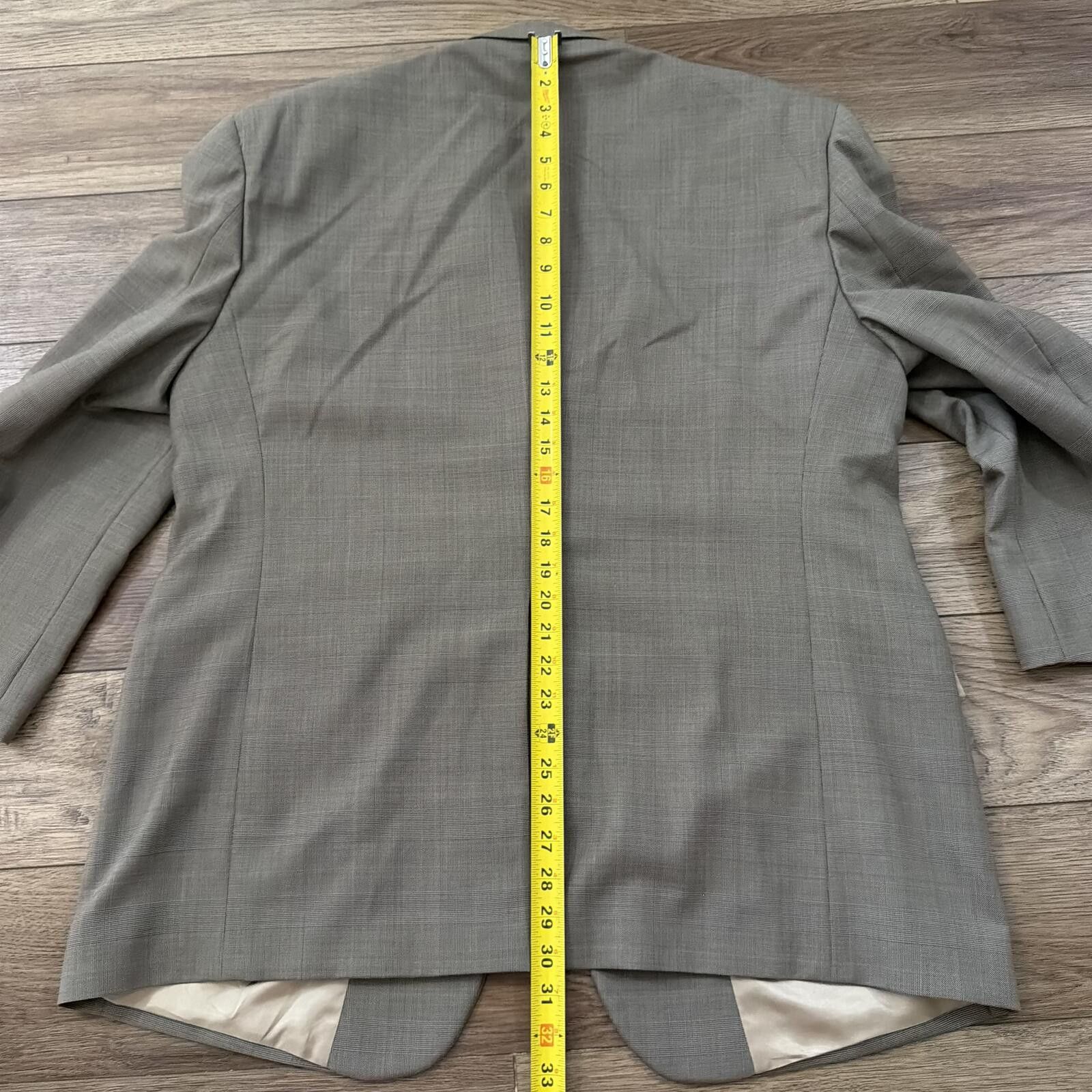 Stafford Vintage Stafford Woolmark Suit Wool Jacket Blazer 46 Short Size 46S - 8 Thumbnail