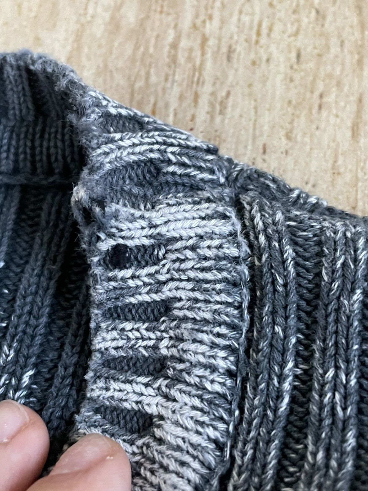Diesel diesel vintage stripped sweater XXL 00s 90s washed grey Size US XXL / EU 58 / 5 - 7 Thumbnail