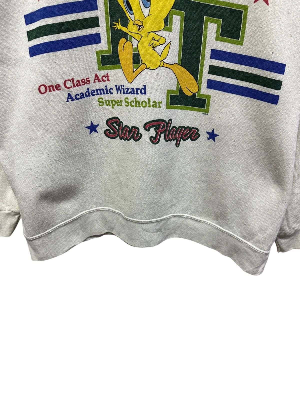Warner Bros Vintage 90s Looney Tunes Tweety Tech Usa Size US XL / EU 56 / 4 - 3 Thumbnail