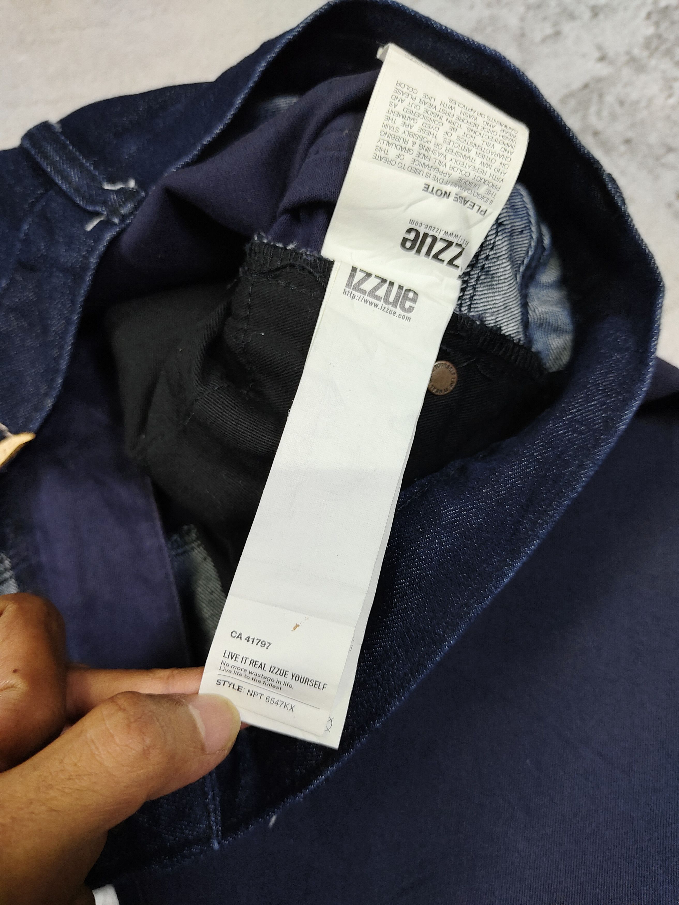 izzue Izzue- Minimalist Urbanwear Hybrid Panel Denim Pants Size US 36 / EU 52 - 8 Thumbnail