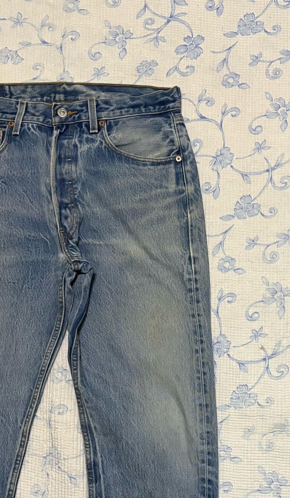 Levi's × Levi's Vintage Clothing Levis 501 Distressed Denim Pant Size US 32 / EU 48 - 6 Thumbnail