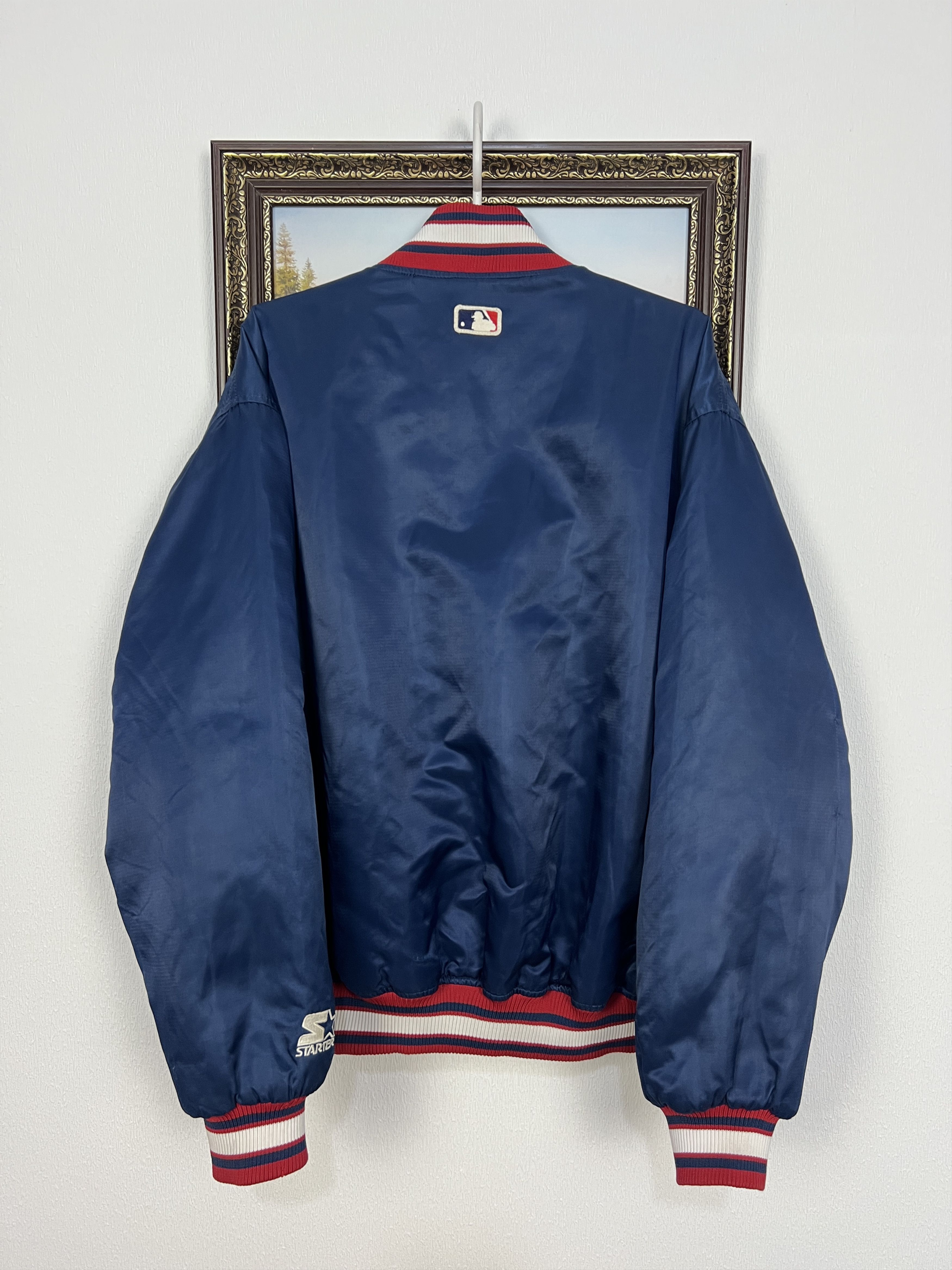 Starter Vintage 90's Starter MLB Atlanta Braves Starter Satin Bomber Size US L / EU 52-54 / 3 - 14 Thumbnail