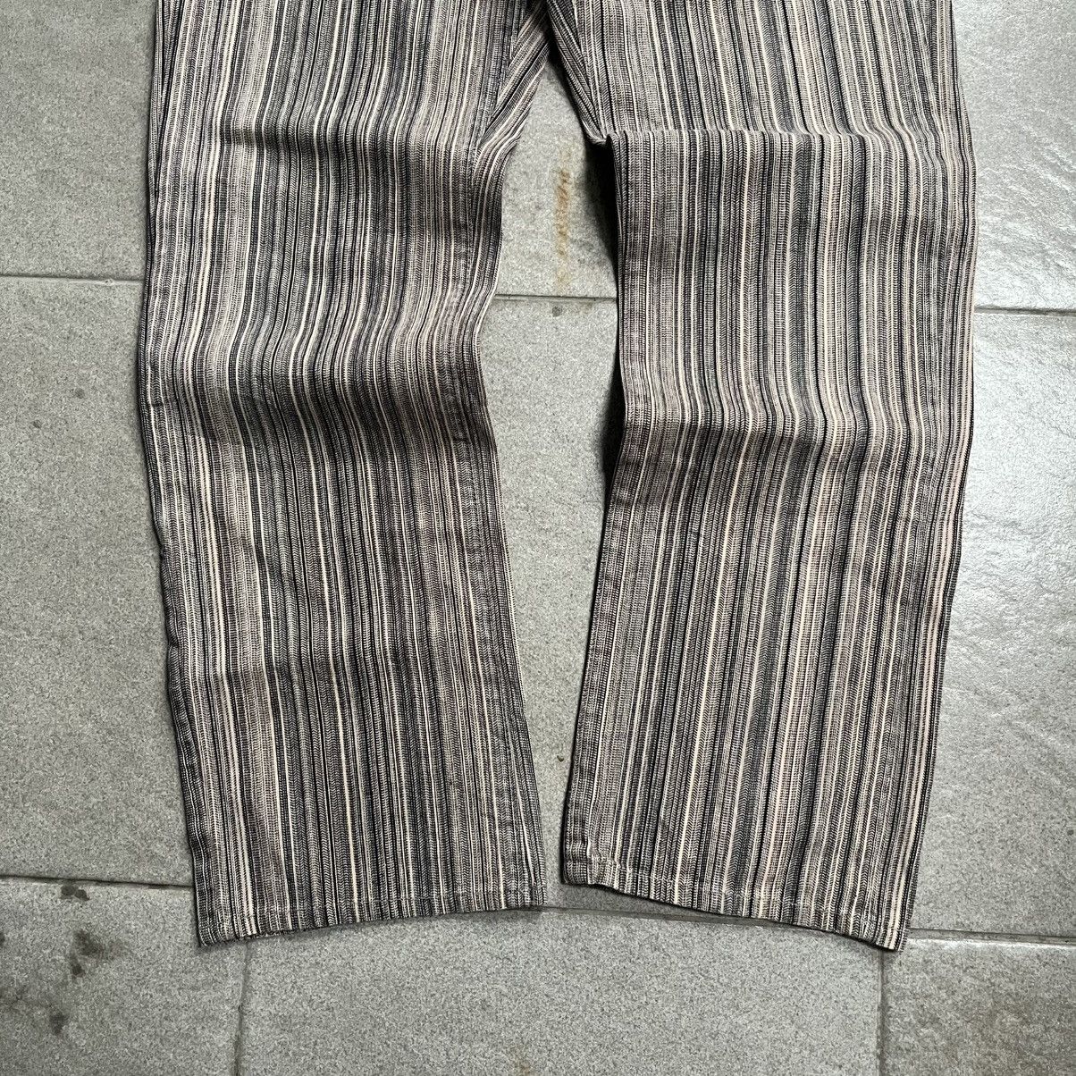 If Six Was Nine 🔥Carter flaree denim stripe pants Size US 32 / EU 48 - 3 Thumbnail