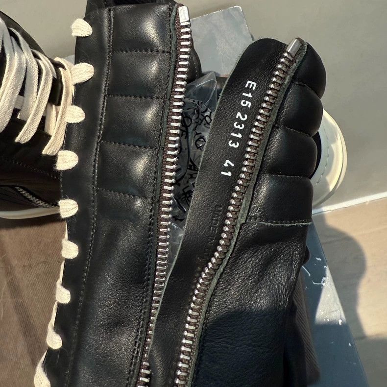 Rick Owens rick owens Classic side pocket high top cargo shoes 2504-Ne Size US 8 / EU 41 - 5 Thumbnail