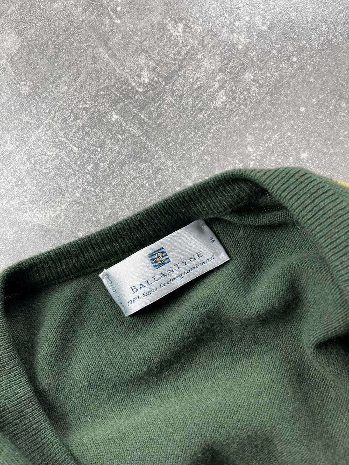 Ballantyne Vintage Ballantyne Argyle Sweater Super Geelong Lambswool Size US M / EU 48-50 / 2 - 9 Thumbnail