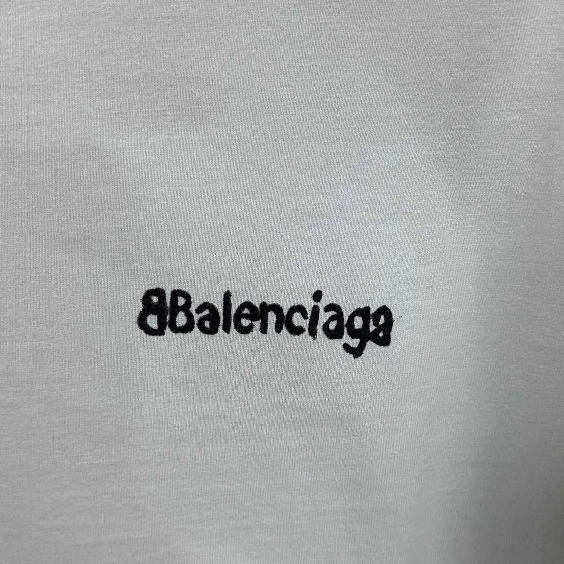 Balenciaga Balenciaga Faded Logo Crewneck Short Sleeve Tee M Size M / US 6-8 / IT 42-44 - 5 Thumbnail