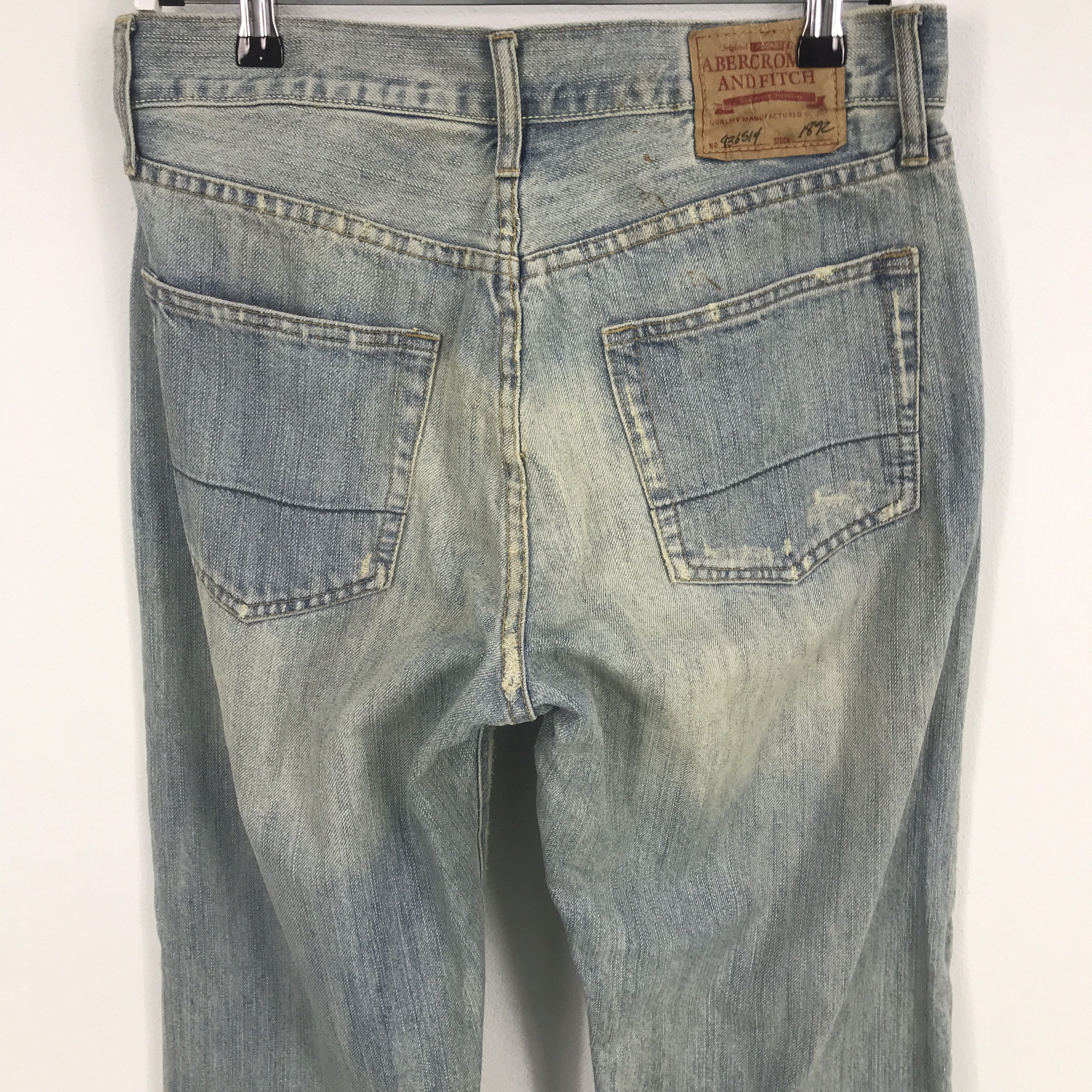 Abercrombie & Fitch baggy denim abercrombie & fitch distressed jeans Size US 32 / EU 48 - 5 Thumbnail