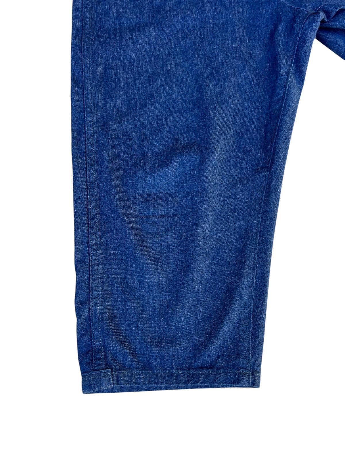 Chimala Chimala Indigo Blue Denim Cropped Baggy Trouser Pant Size US 32 / EU 48 - 9 Thumbnail