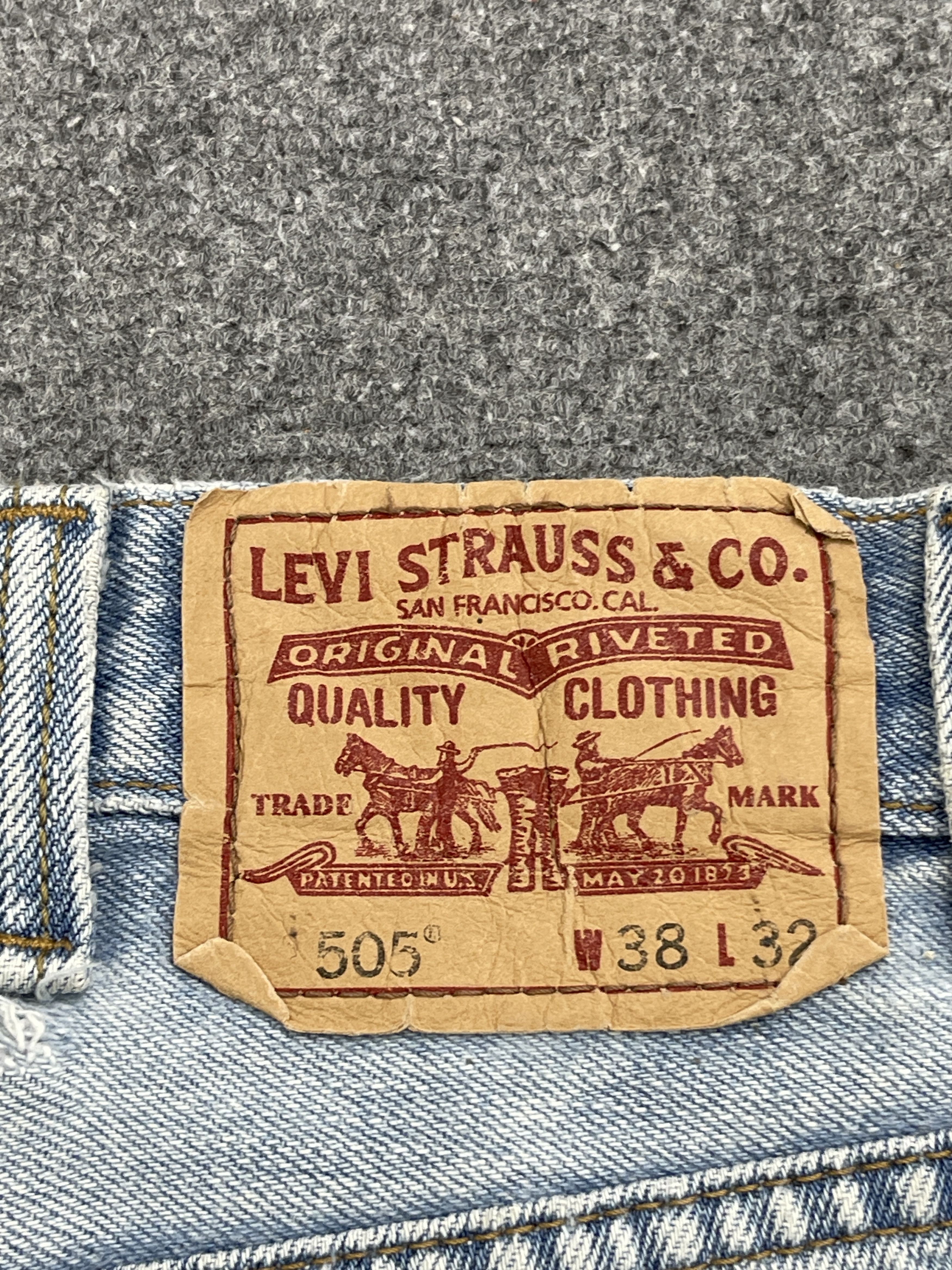 Levi's × Vintage Vintage Levis 505 Lightwash Jeans DP2490 Size US 36 / EU 52 - 5 Thumbnail