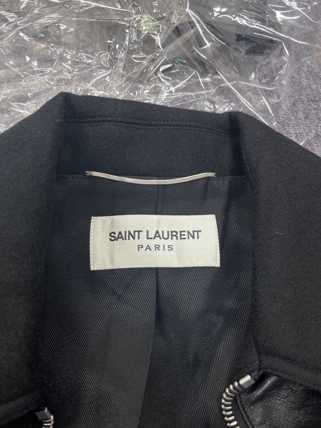 Saint Laurent Paris × Yves Saint Laurent Saint Laurent Paris 2013 leather patchwork jacket2412 Size US S / EU 44-46 / 1 - 7 Thumbnail