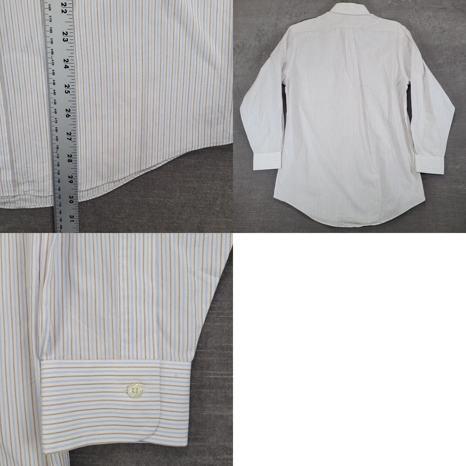 Brooks Brothers Brooks Brothers Button Down Shirt Mens Regular Fit Cotton Striped Blue Long Sleeve Preppy Size US M / EU 48-50 / 2 - 8 Thumbnail