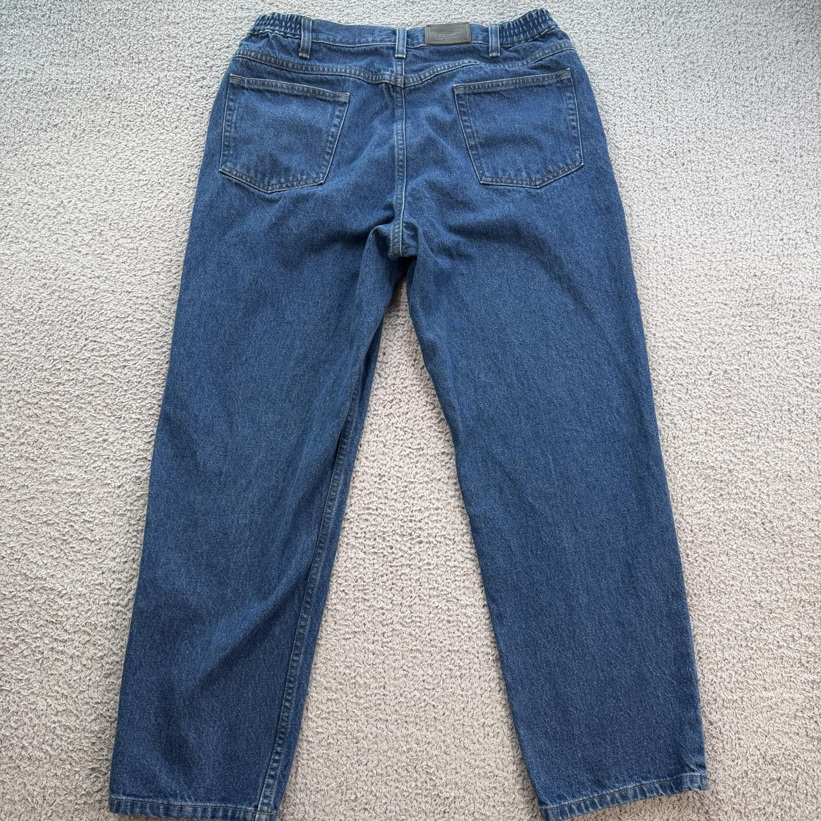 L.L. Bean LL Bean Double L Comfort Waist Jeans Mens 36x29 Blue Denim Size US 36 / EU 52 - 2 Thumbnail