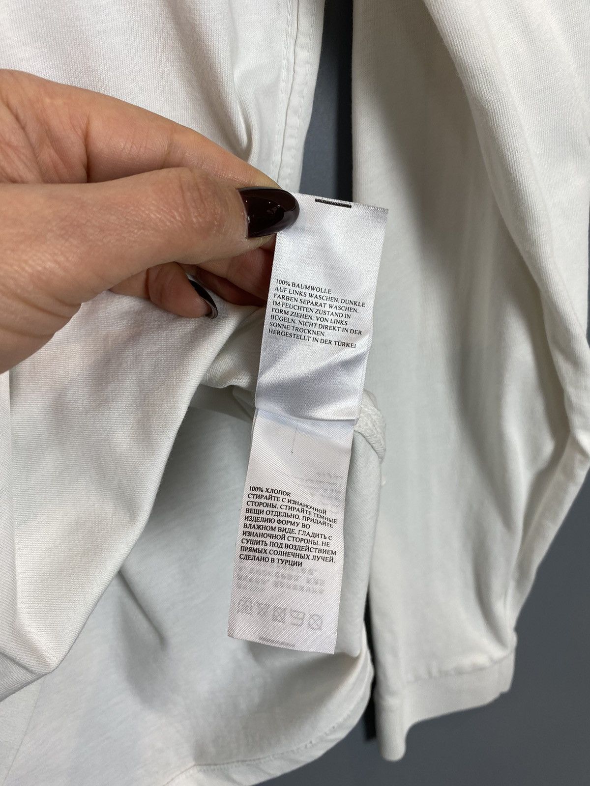 Allsaints Allsaints Bramford LS Polo Shirt Long Sleeve Size S White Size US S / EU 44-46 / 1 - 9 Thumbnail