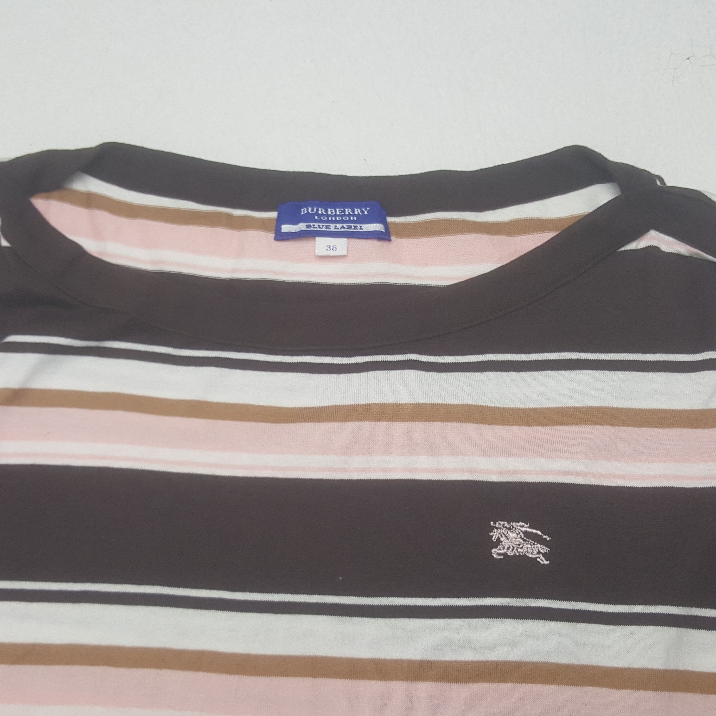 Burberry × Vintage Vintage Burberry London Blue Label Tshirt Size XS / US 0-2 / IT 36-38 - 4 Thumbnail