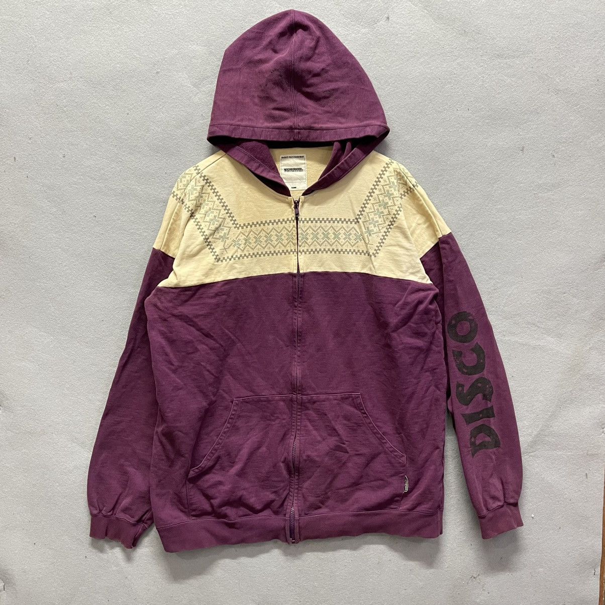 Neighborhood 2003 Neighborhood “Disco” Archive Zip Hoodie Purple & Cream Size US XL / EU 56 / 4 - 1 Thumbnail