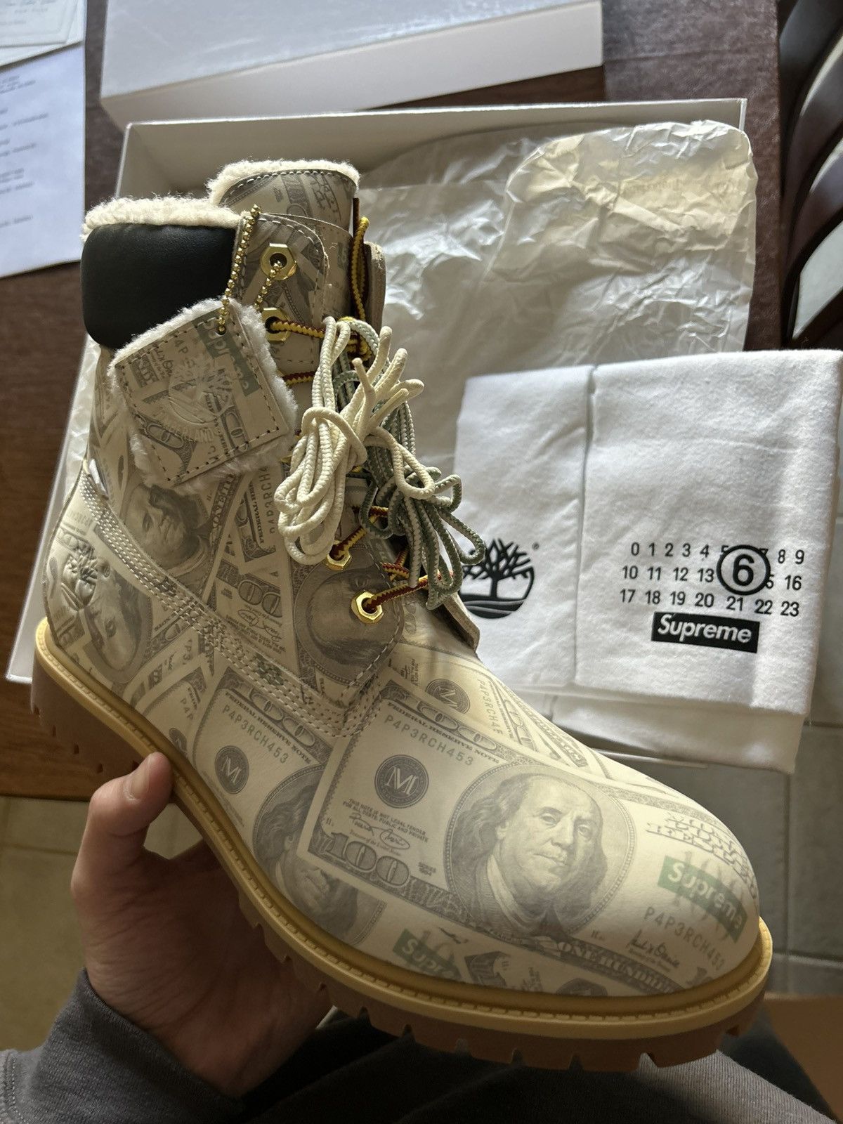 Maison Margiela Supreme x MM6 Timberland Boots Size US 11.5 / EU 44-45 - 4 Thumbnail