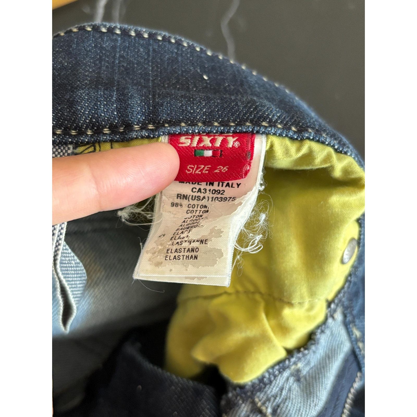 Miss Sixty Vintage Miss Sixty High Binky Jeans W26 Italy Y2K Denim Size US 26 / EU 42 - 5 Thumbnail