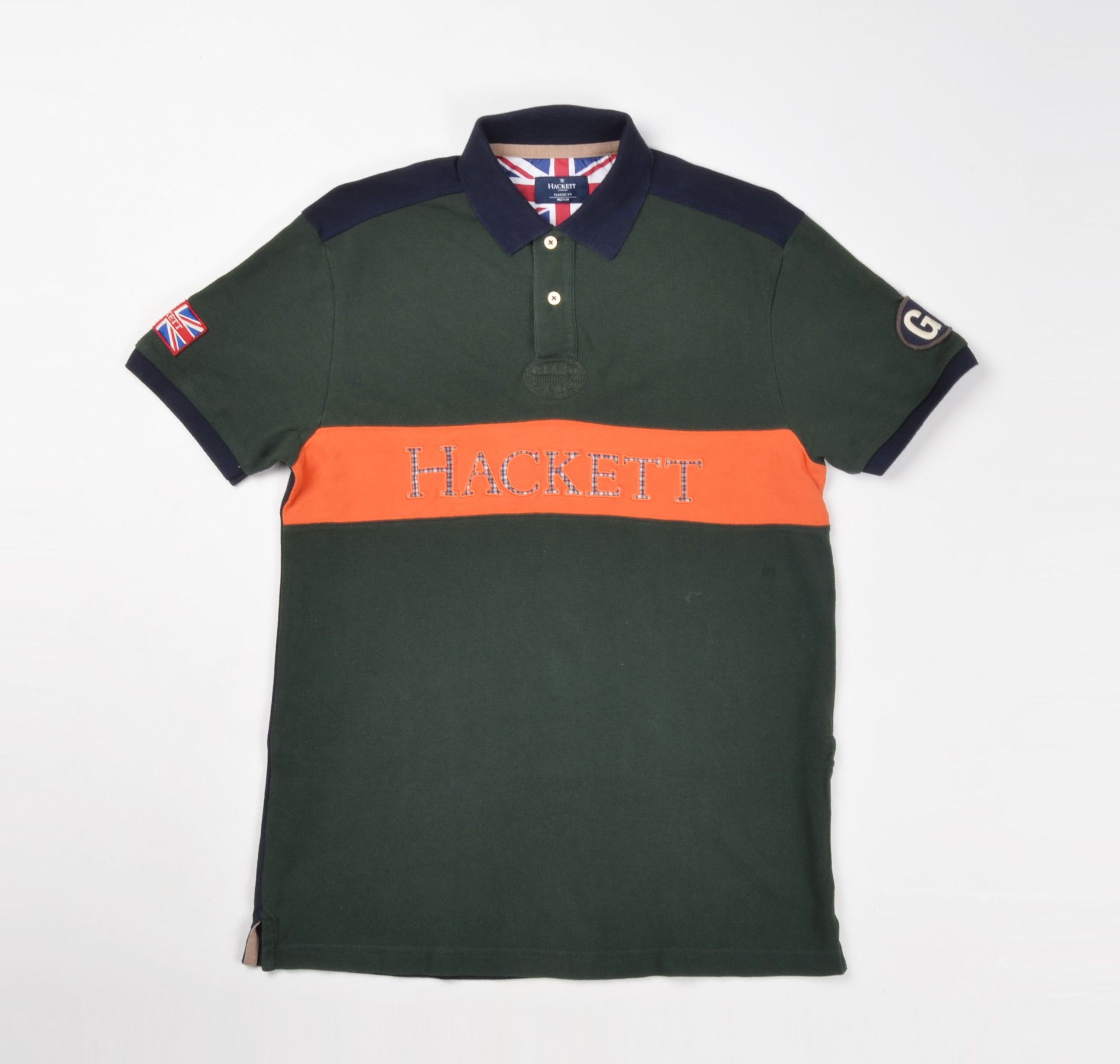 Hackett Hackett London GB Great Britain Classic Fit Big Logo Polo Size US M / EU 48-50 / 2 - 1 Thumbnail