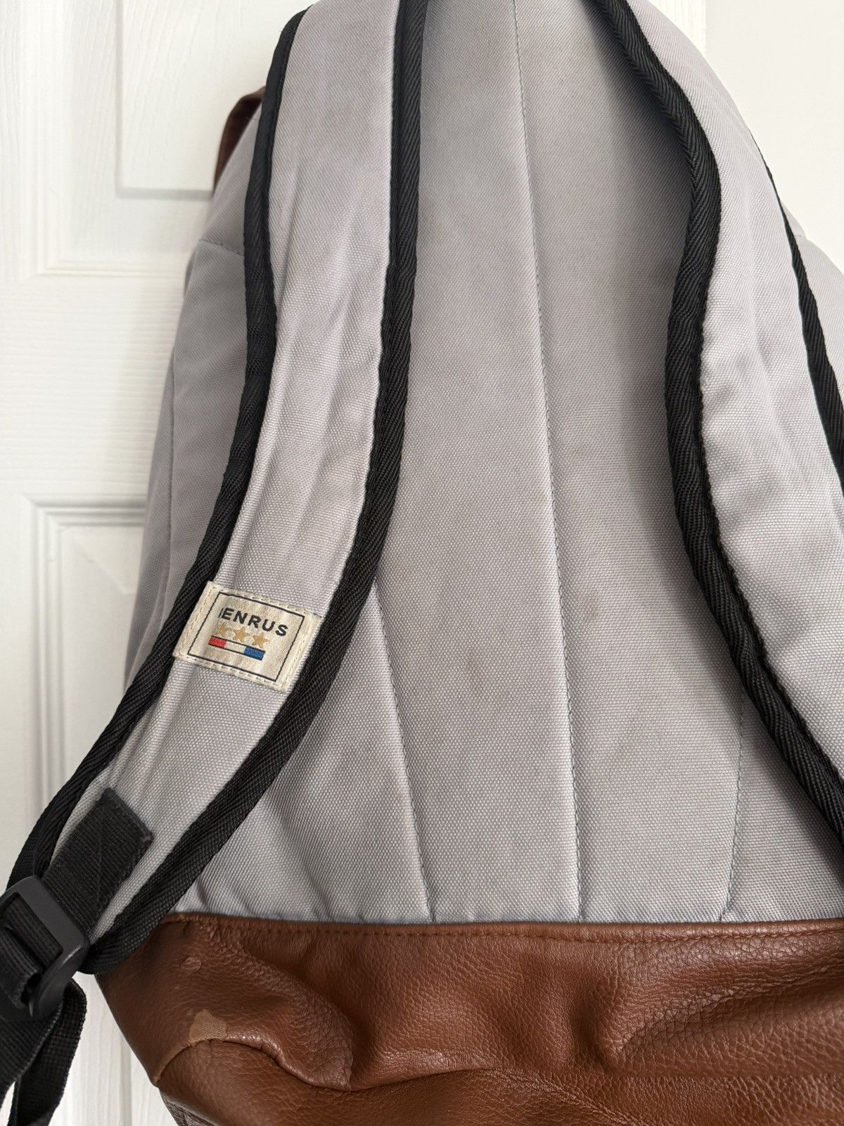 Other Gray with brown Benrus backpack large Size ONE SIZE - 7 Thumbnail
