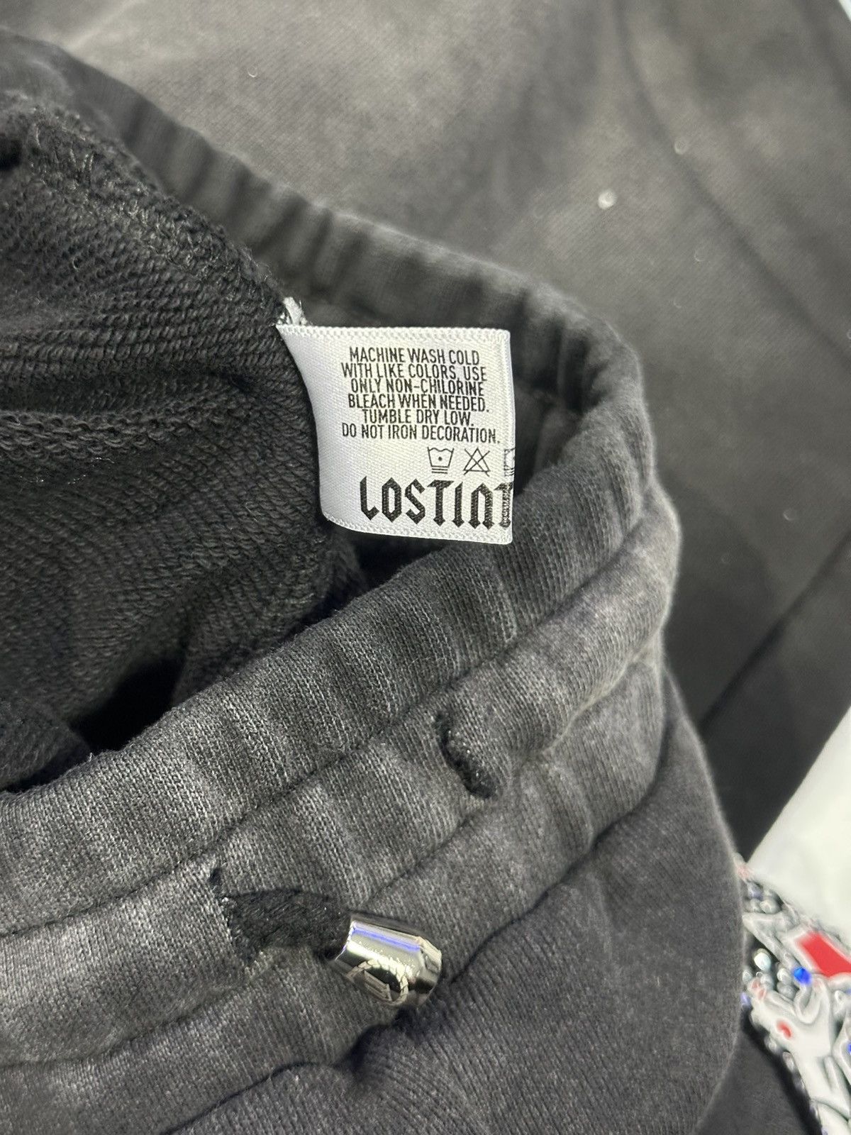 LOST INTRICACY Lost Intricacy M.I.TT "Black/Red" Cotton Shorts Size US 40 / EU 56 - 3 Thumbnail