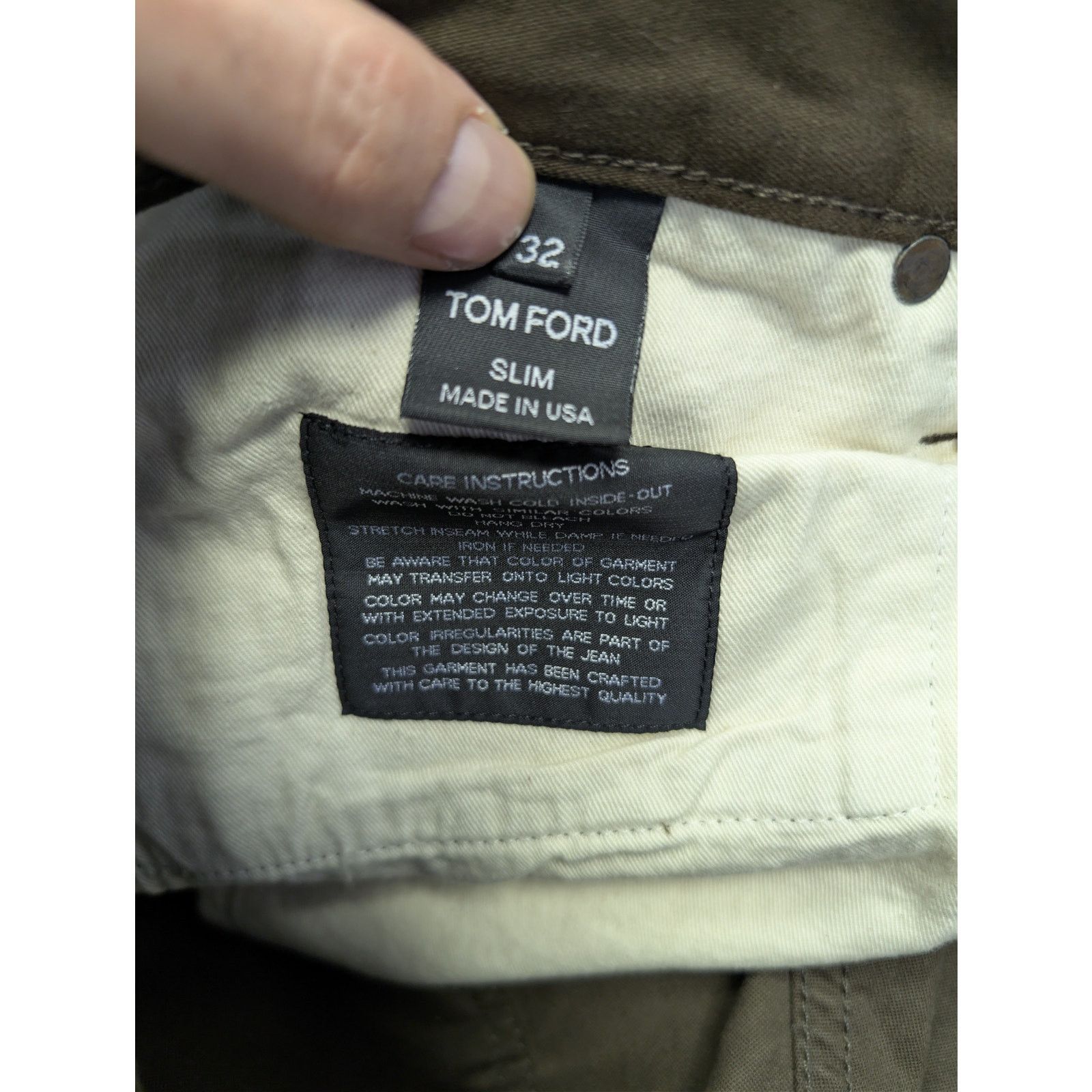 Tom Ford o1rshd1 Slim Jeans in Brown 32 Size US 32 / EU 48 - 15 Thumbnail