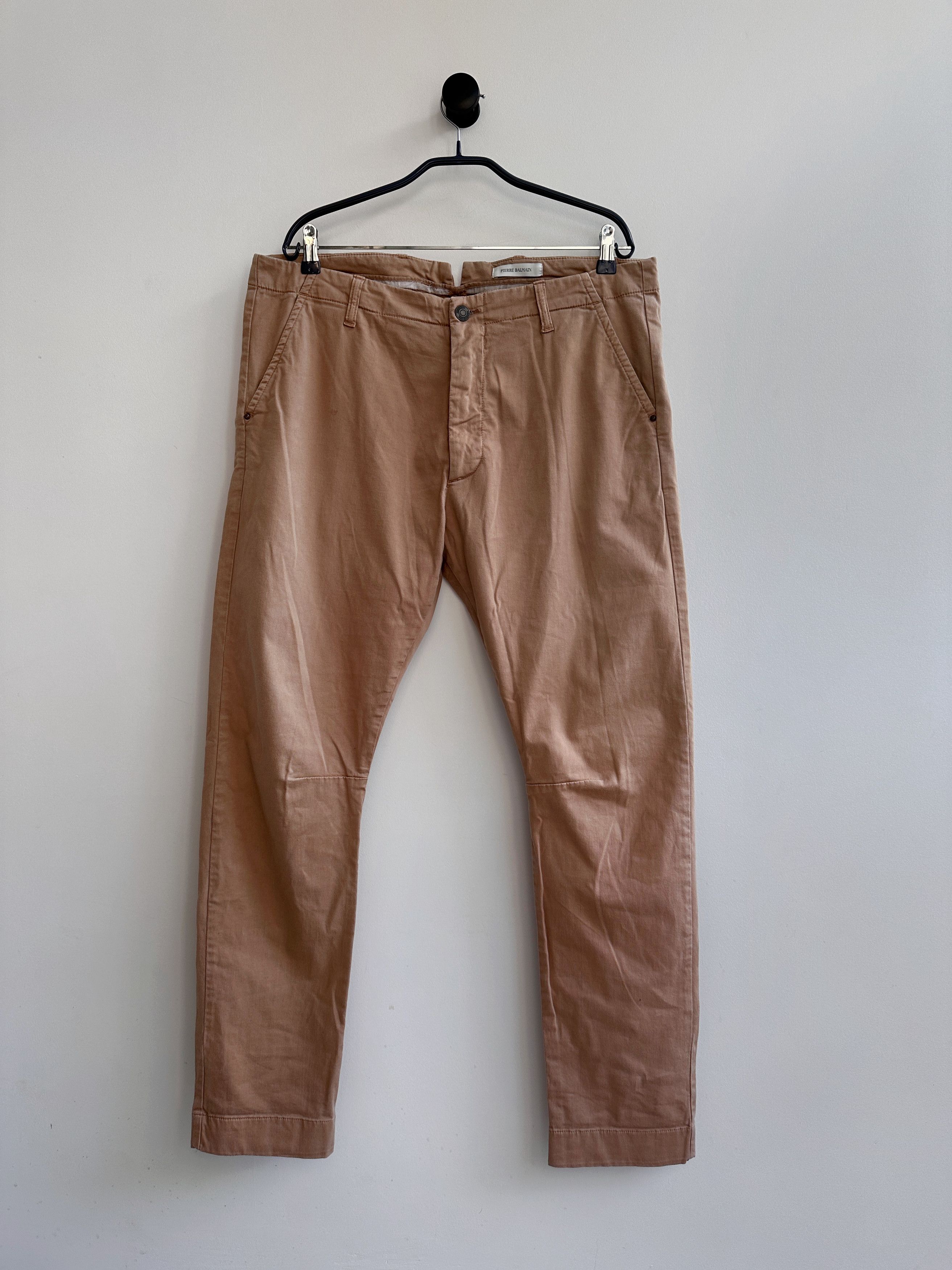 Pierre Balmain Pierre Balmain Beige Casual Pants Size US 36 / EU 52 - 4 Thumbnail