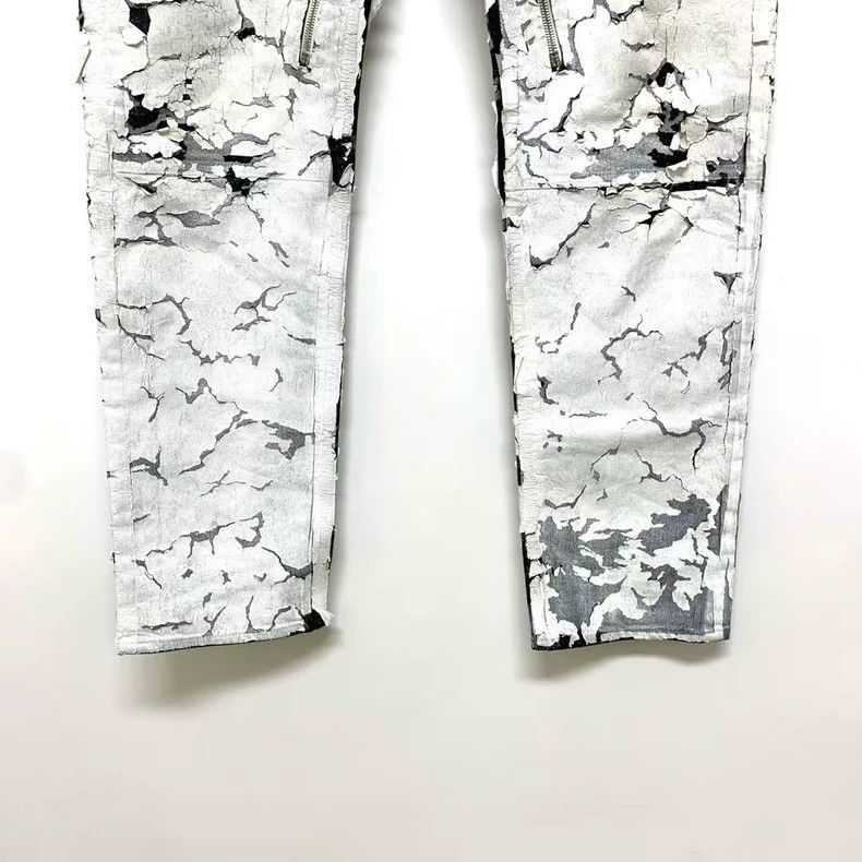 Givenchy Givenchy Plaster Paint Splatter Destroyed Denim Pants 2505- Size US 33 - 4 Thumbnail