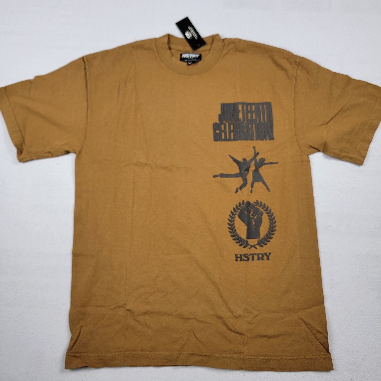 Nas HSTRY by NAS Juneteenth Celebration Tshirt Brown Sz M (755) Size US M / EU 48-50 / 2 - 1 Thumbnail