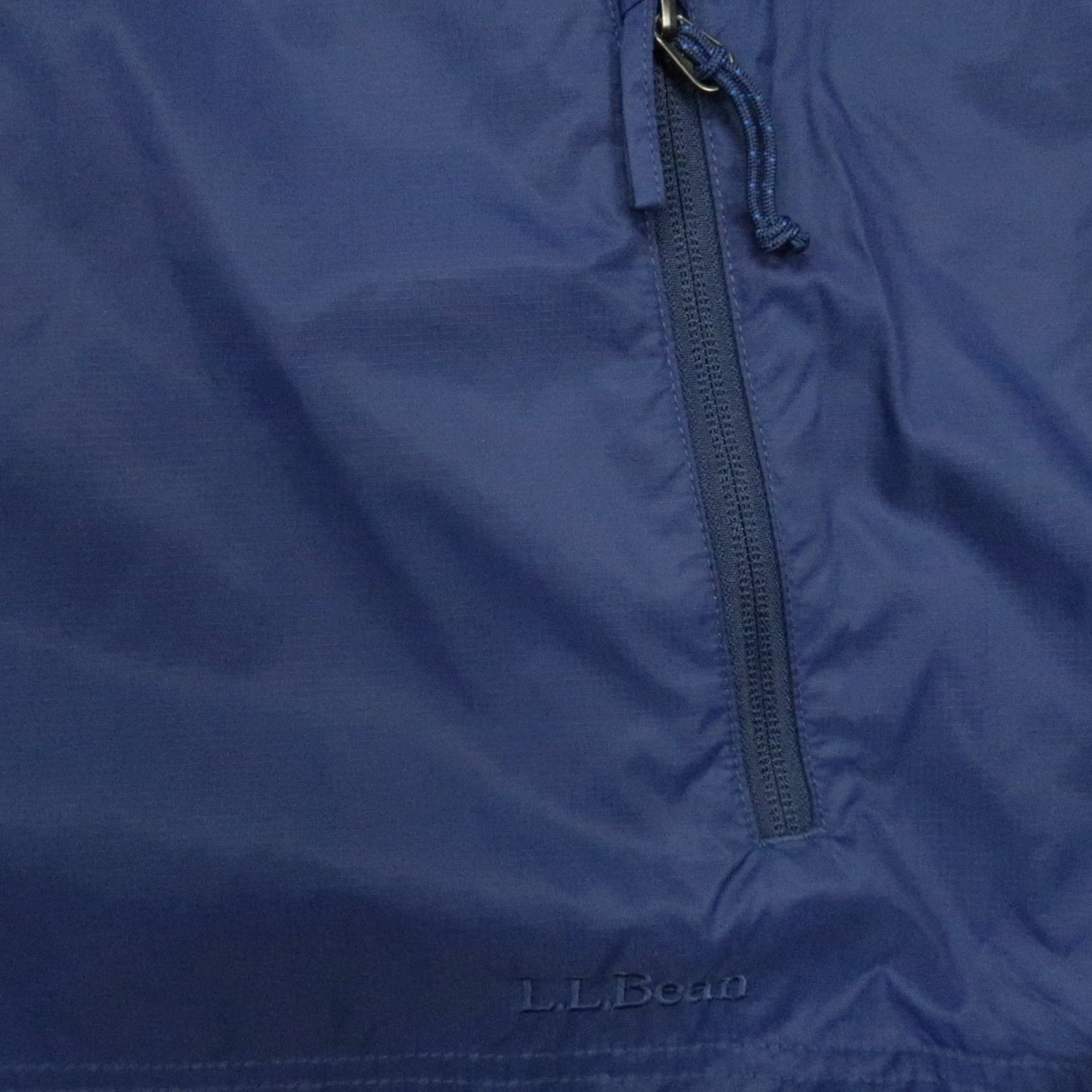 Vintage L.L. Bean Jacket Mens Large Tall Blue Casco Bay Windbreaker Full Zip Pockets LT Size US L / EU 52-54 / 3 - 5 Thumbnail