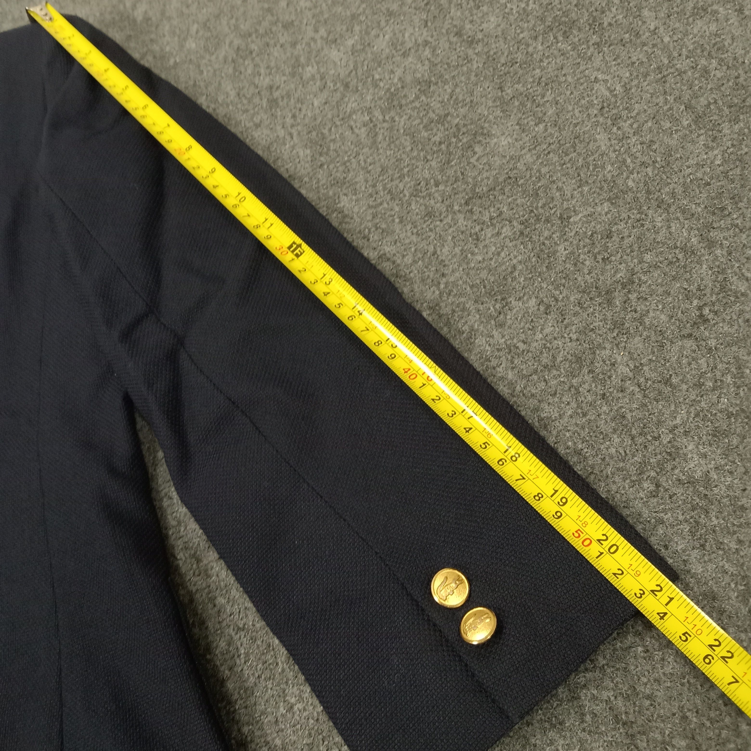 Lacoste × Vintage Lacoste Italian Brand Blazer Jacket Size S / US 4 / IT 40 - 6 Thumbnail