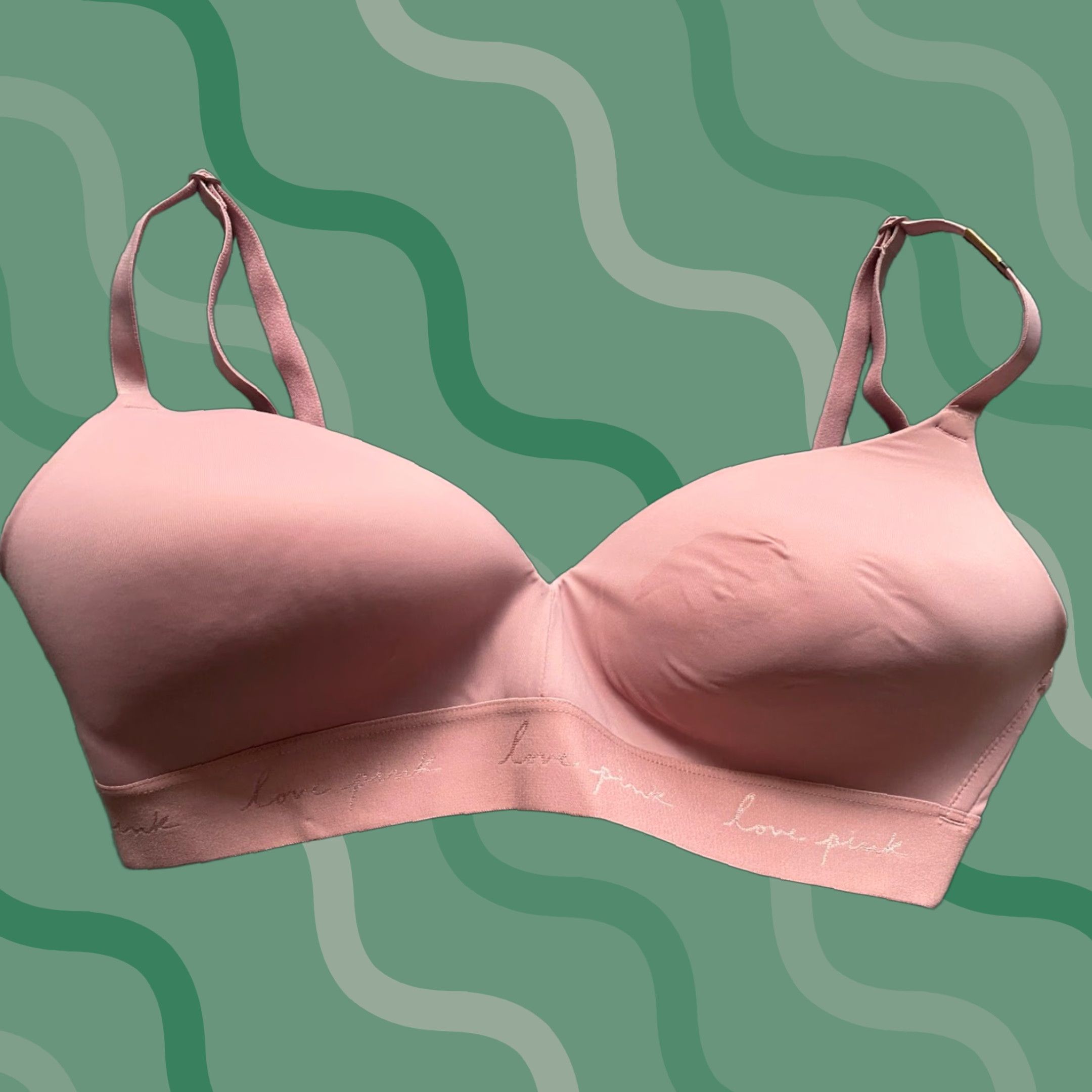 Victoria's Secret Victoria's Secret Pink Bra 36C Wireless Coral Pink NWT Wear Everywhere Womens Size ONE SIZE - 1 Thumbnail