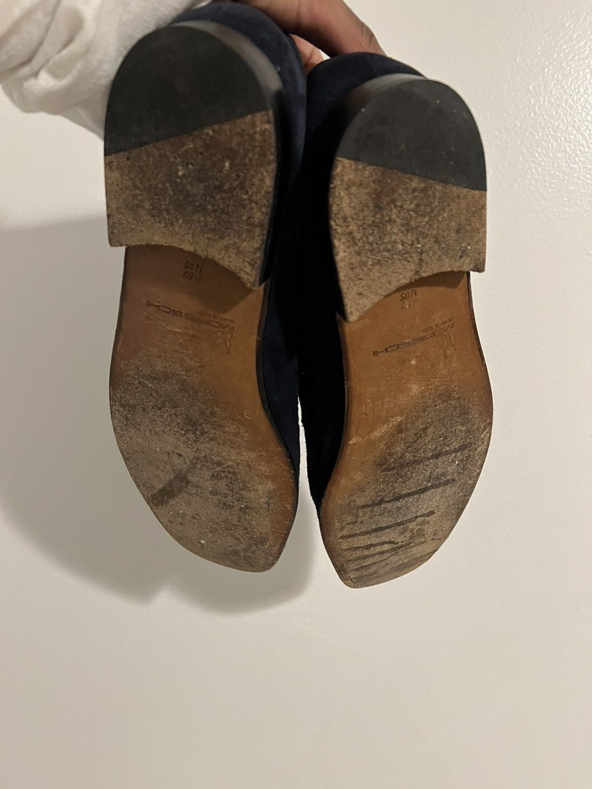 Moreschi Moreschi Suede Loafers Size US 12 / EU 45 - 3 Thumbnail