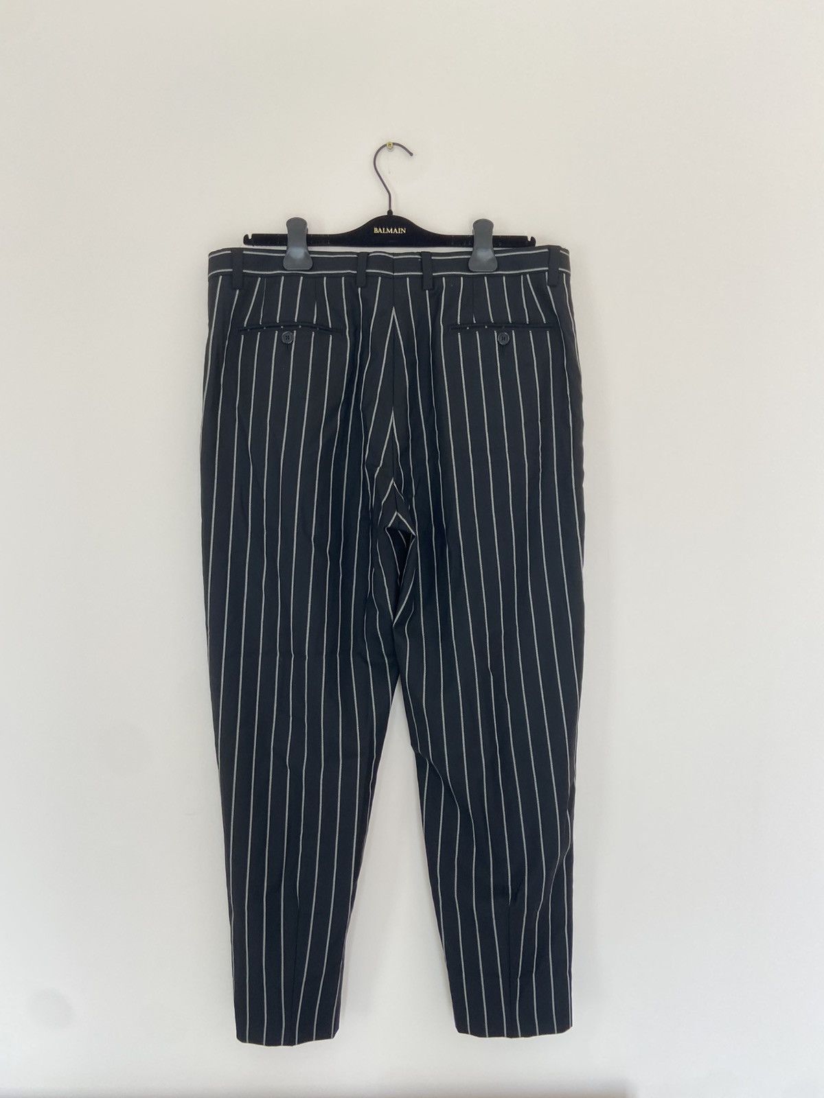 Dolce & Gabbana Dolce & Gabbana Wool Pinstripe Pants Size US 39 - 3 Thumbnail