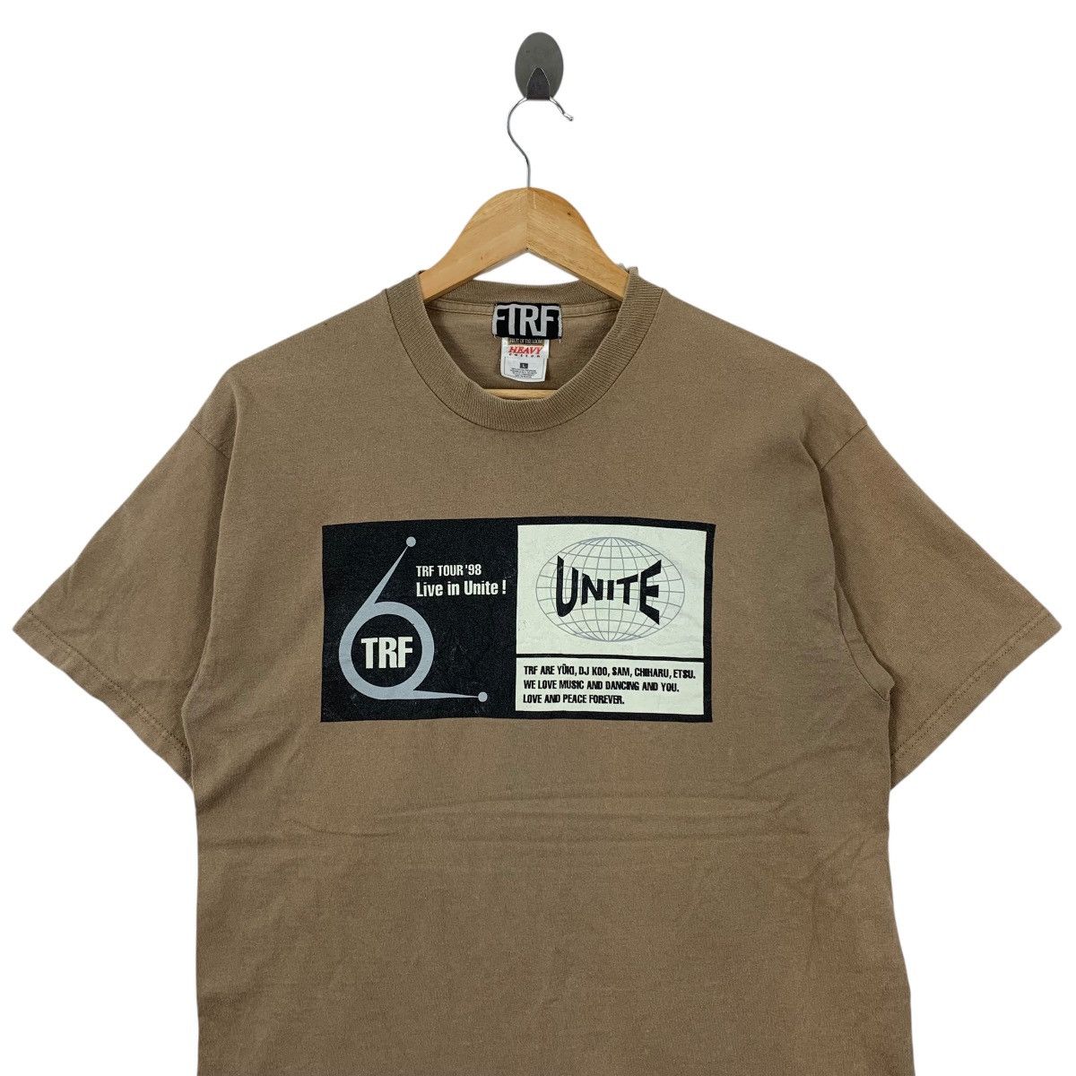 Vintage Vintage 1998 TRF Tour Live In Unite Yuki DjSoo Sam Pop Shirt Size US L / EU 52-54 / 3 - 2 Thumbnail