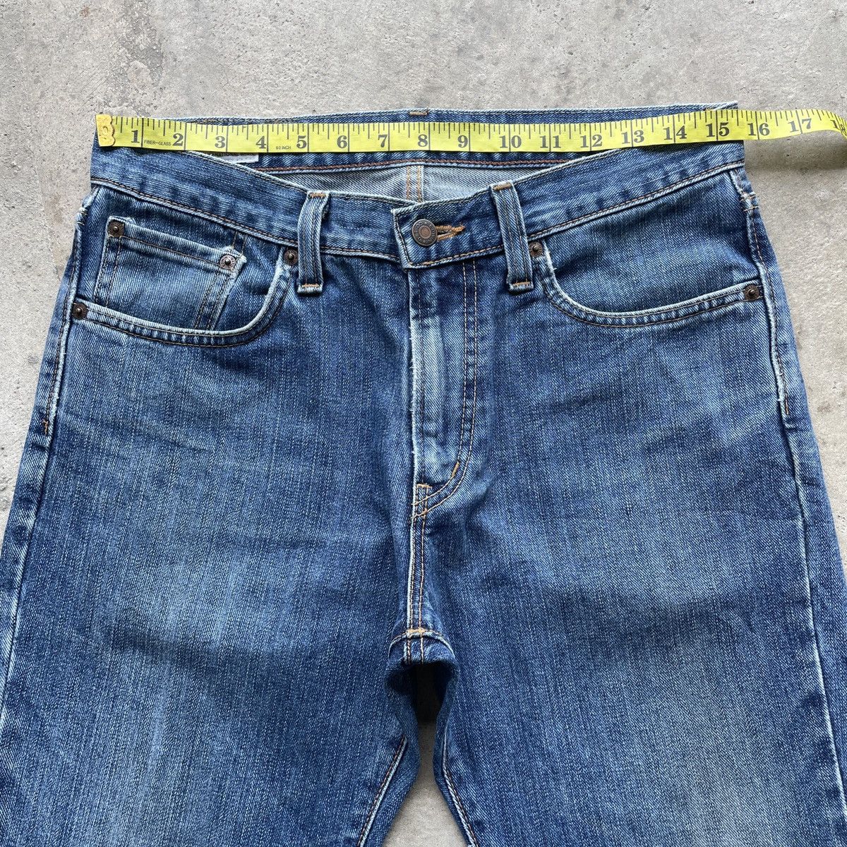 Japanese Brand Vintage Edwin 402 Made In Japan Faded Jeans Pants Denim Size US 31 - 5 Thumbnail