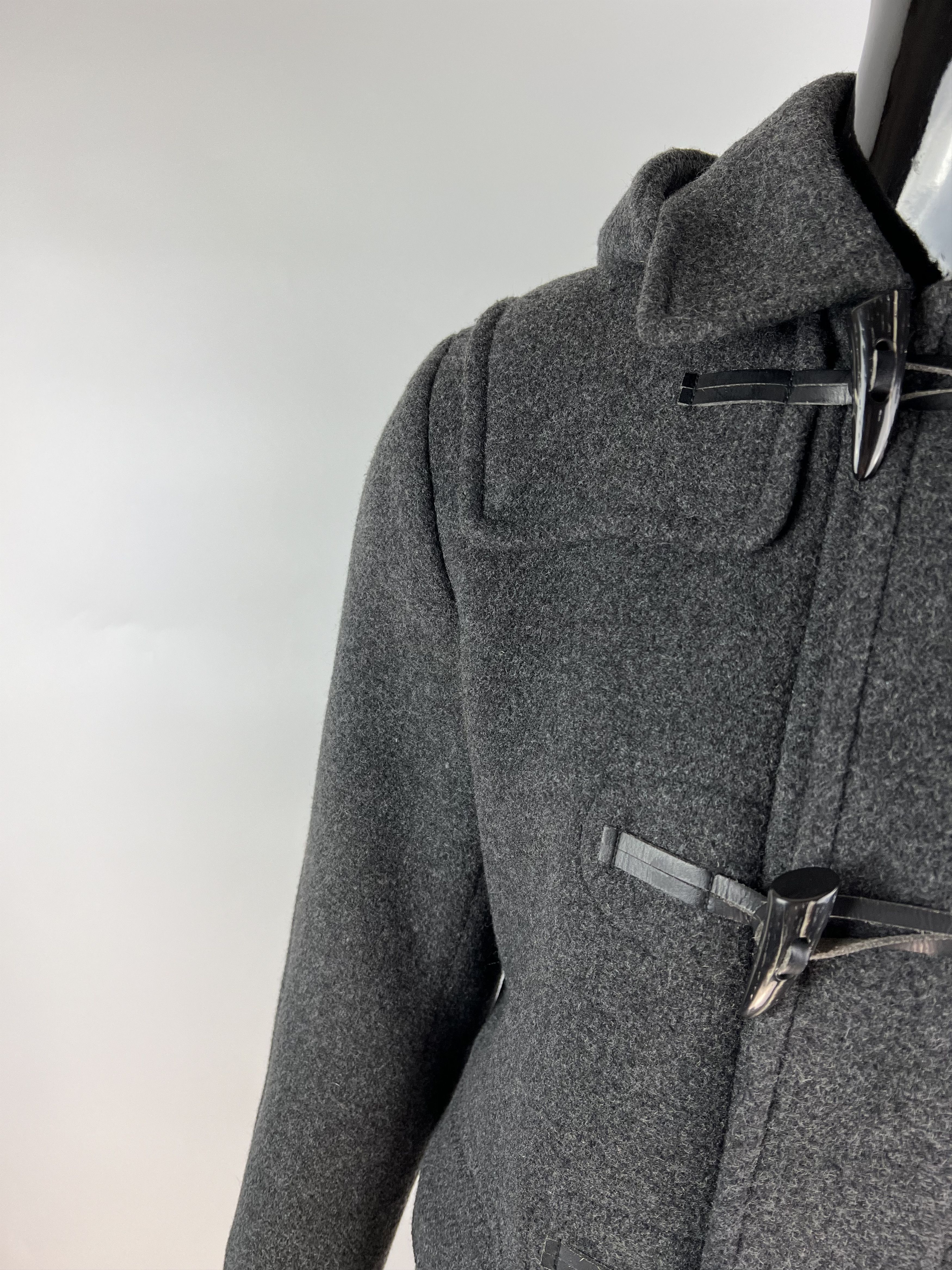 Japanese Brand Uniqlo Men's Wool Duffle Coat Gray Size S Size US S / EU 44-46 / 1 - 6 Thumbnail